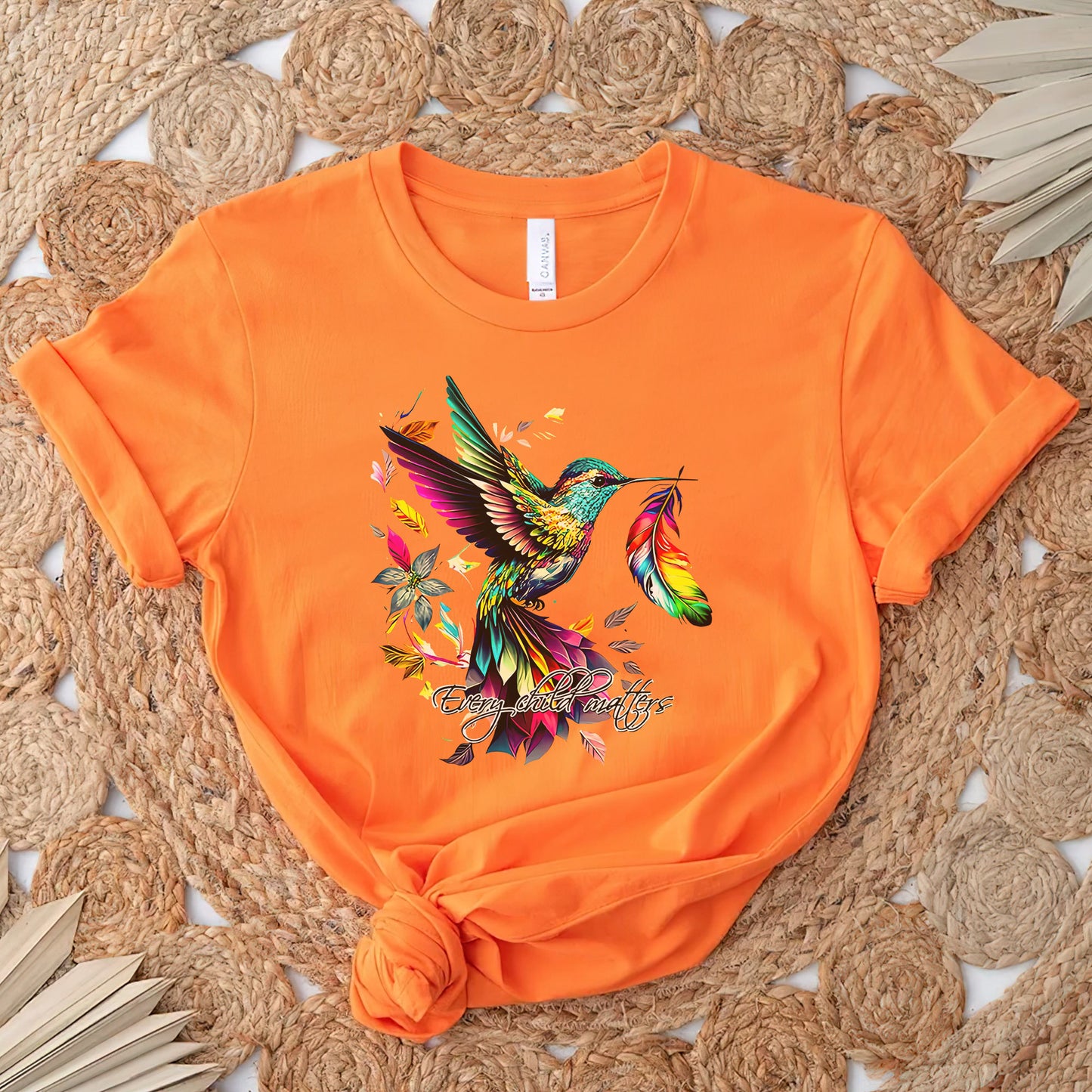 Every Child Matters Hummingbird Feather For Orange Shirt Day Unisex T-Shirt/Hoodie/Sweatshirt 173