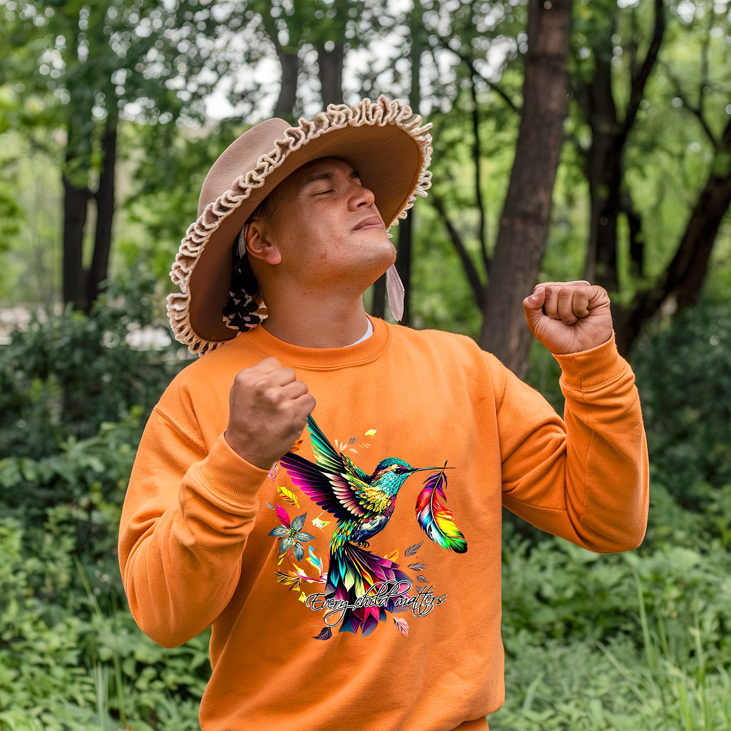 Every Child Matters Hummingbird Feather For Orange Shirt Day Unisex T-Shirt/Hoodie/Sweatshirt 173