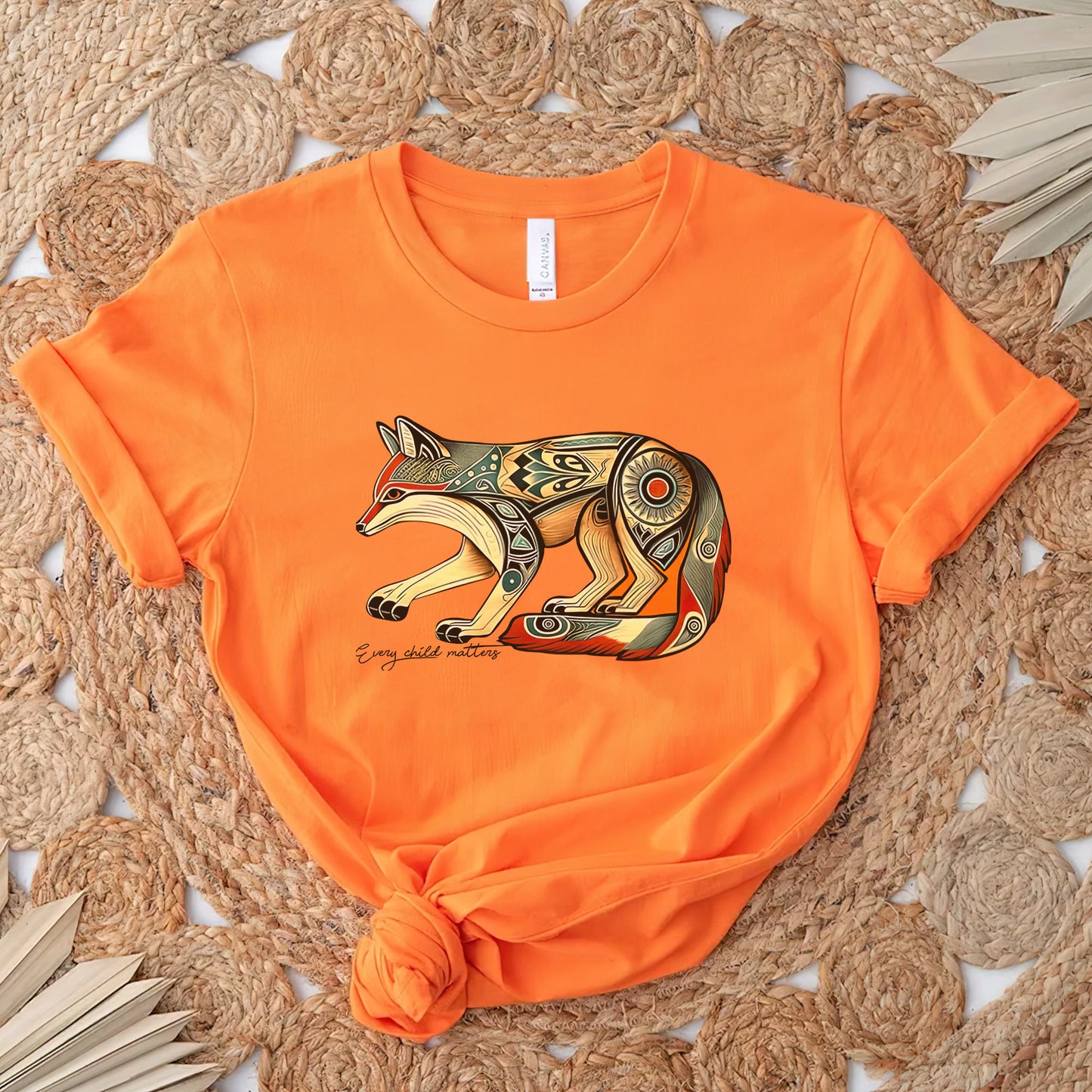 Every Child Matters Spirit Fox For Orange Shirt Day Unisex T-Shirt/Hoodie/Sweatshirt 174