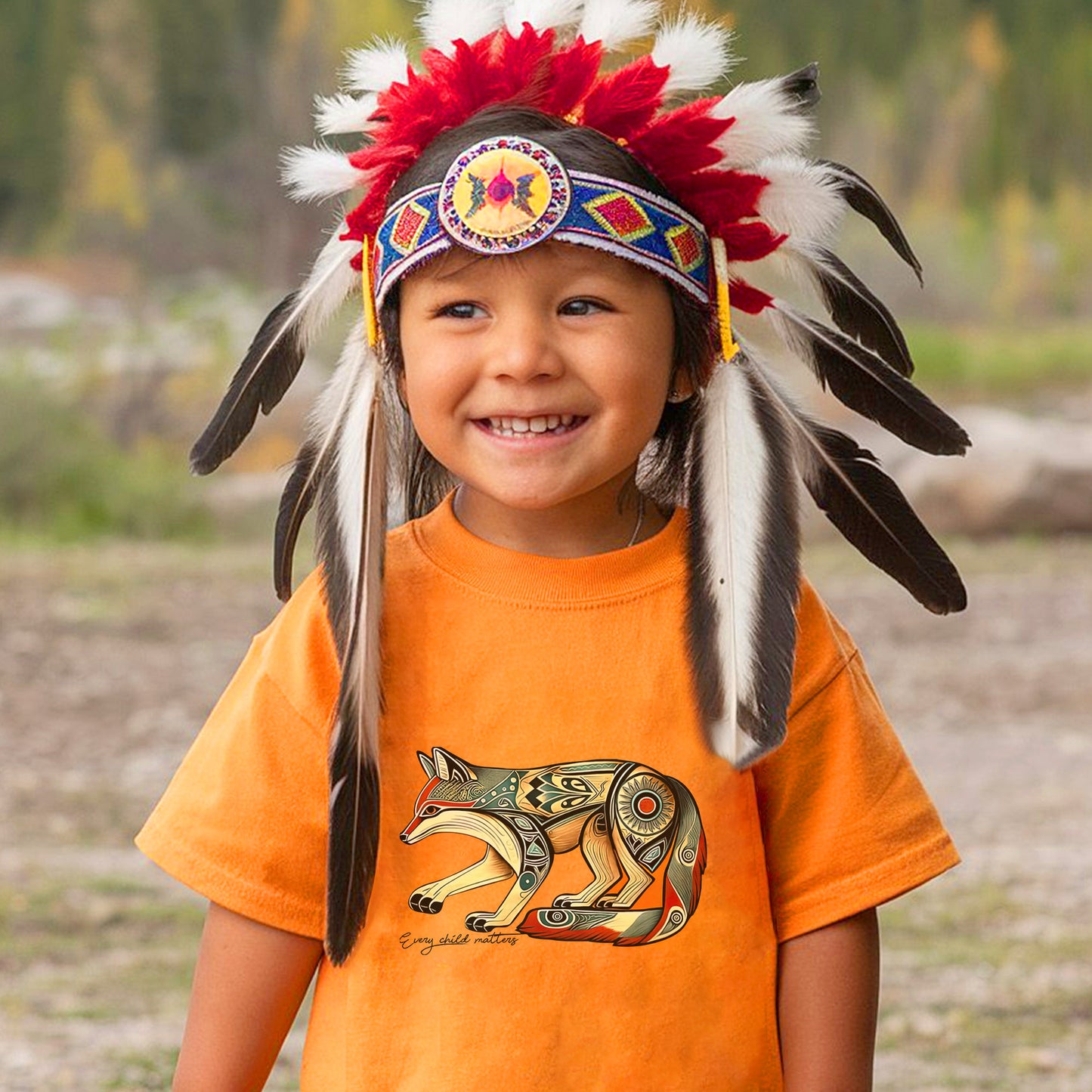Every Child Matters Spirit Fox For Orange Shirt Day Unisex T-Shirt/Hoodie/Sweatshirt 174