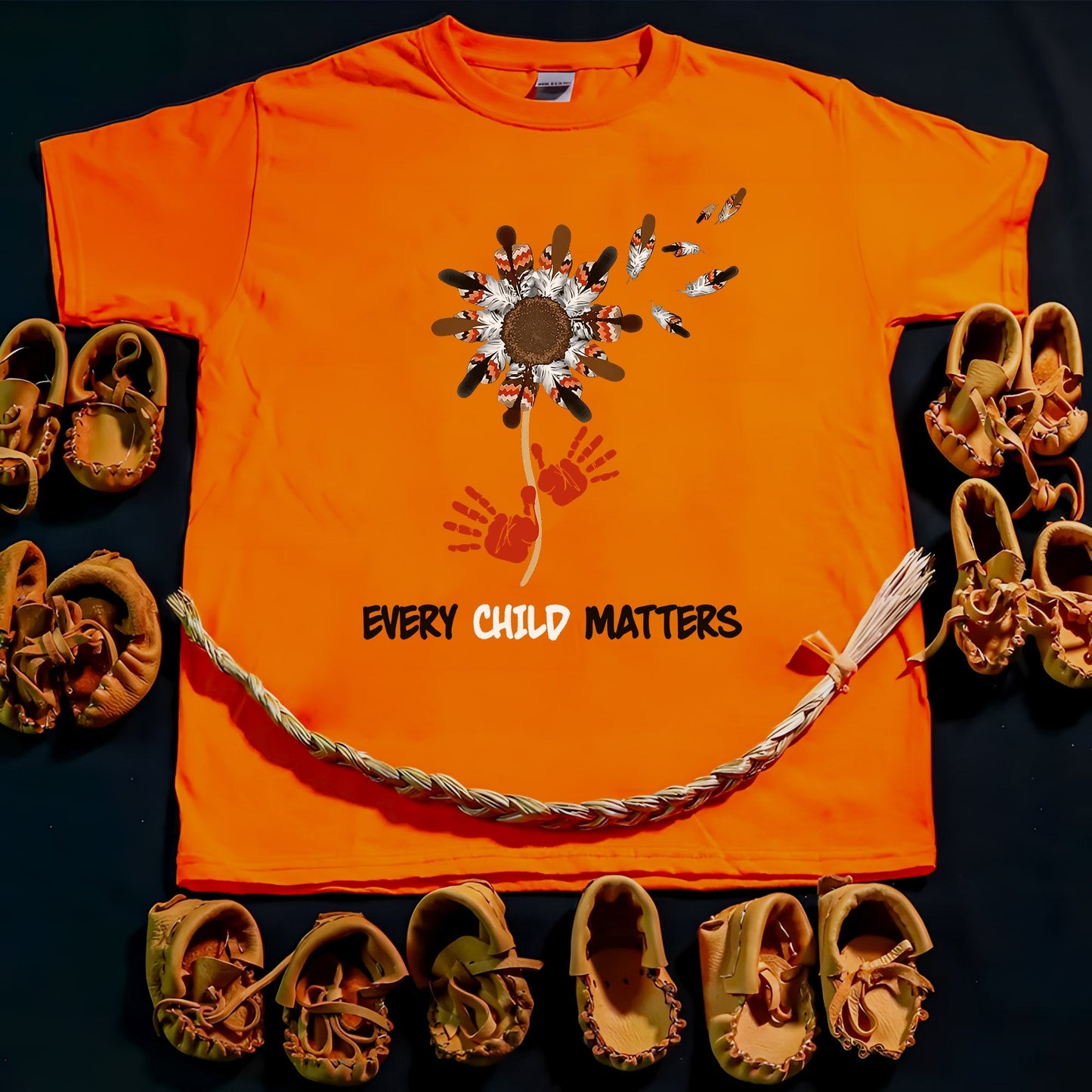 Every Child Matters Feathered Spirit Native American Unisex T-Shirt/Hoodie/Sweatshirt 176