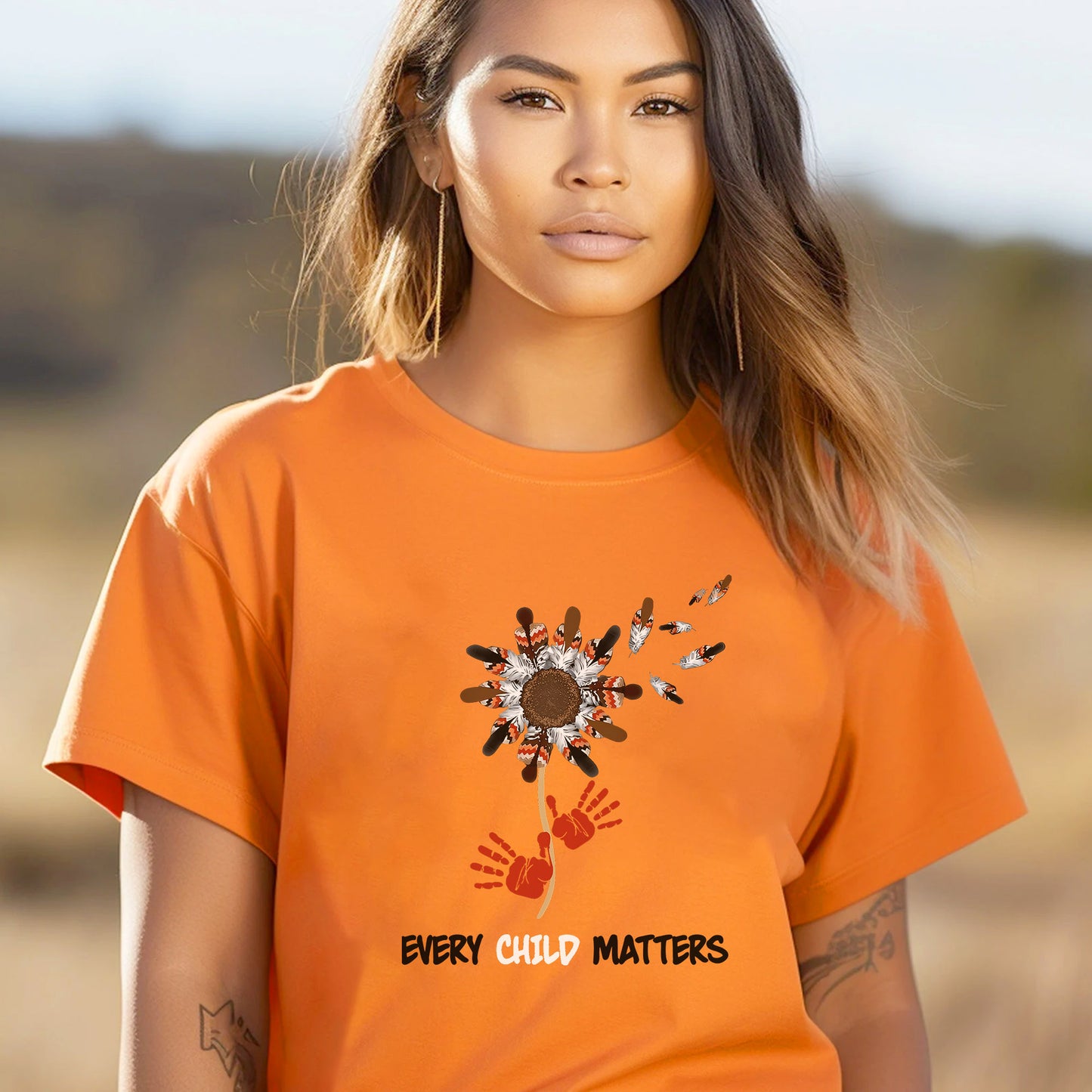 Every Child Matters Healing Flower For Orange Shirt Day Unisex T-Shirt/Hoodie/Sweatshirt 176