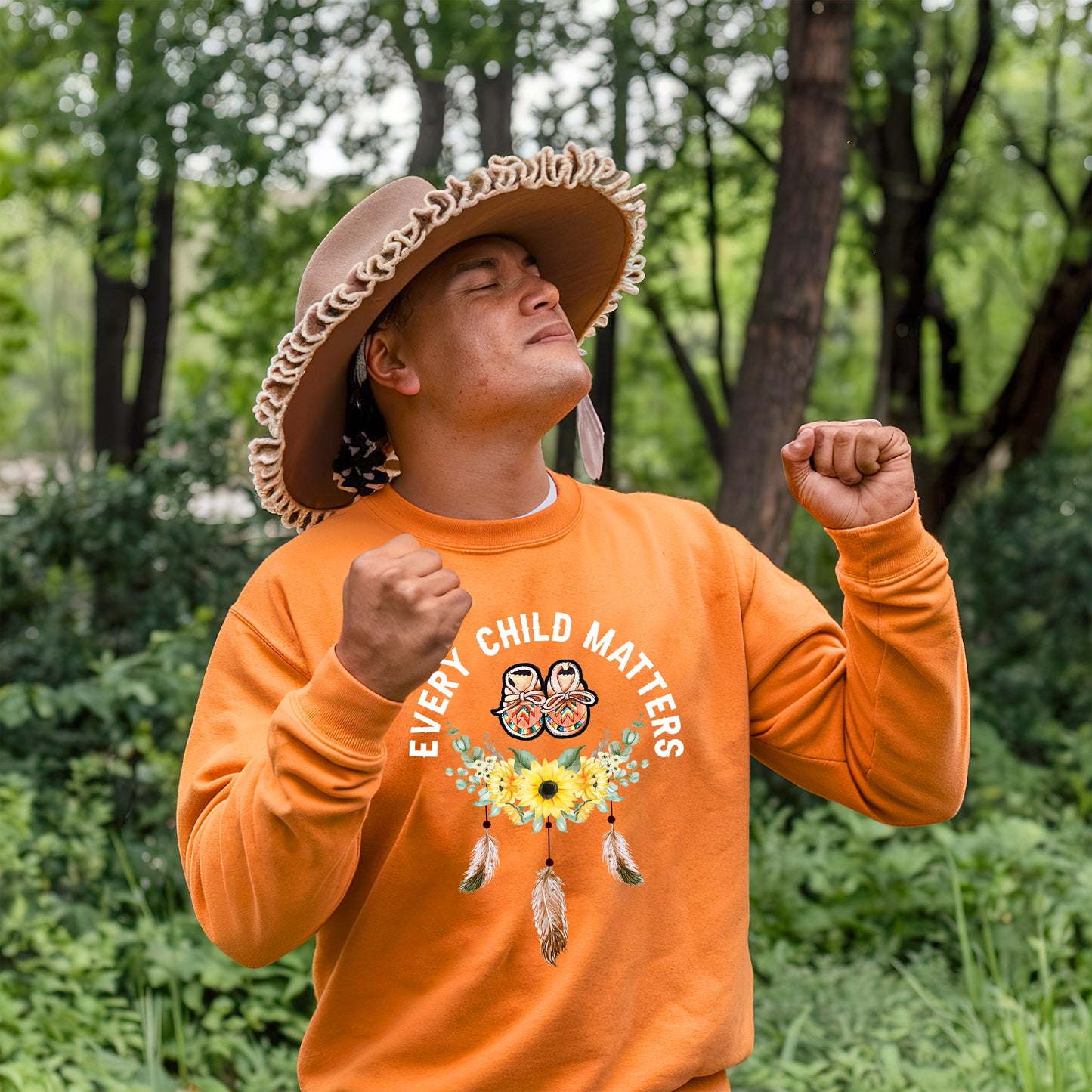 Every Child Matters Moccasins Sunflower For Orange Shirt Day Unisex T-Shirt/Hoodie/Sweatshirt 177