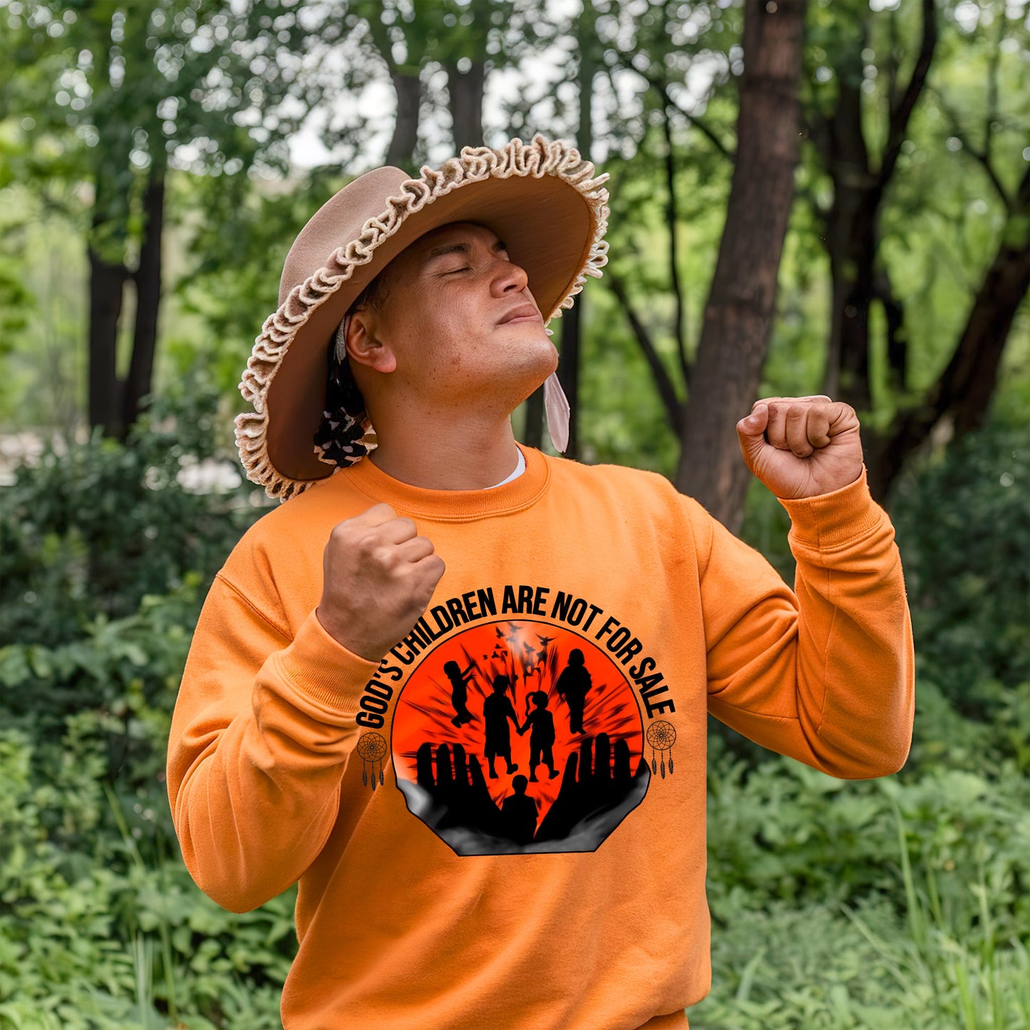 Sacred Children Raise Your Voice For Justice For Orange Shirt Day Unisex T-Shirt/Hoodie/Sweatshirt 178