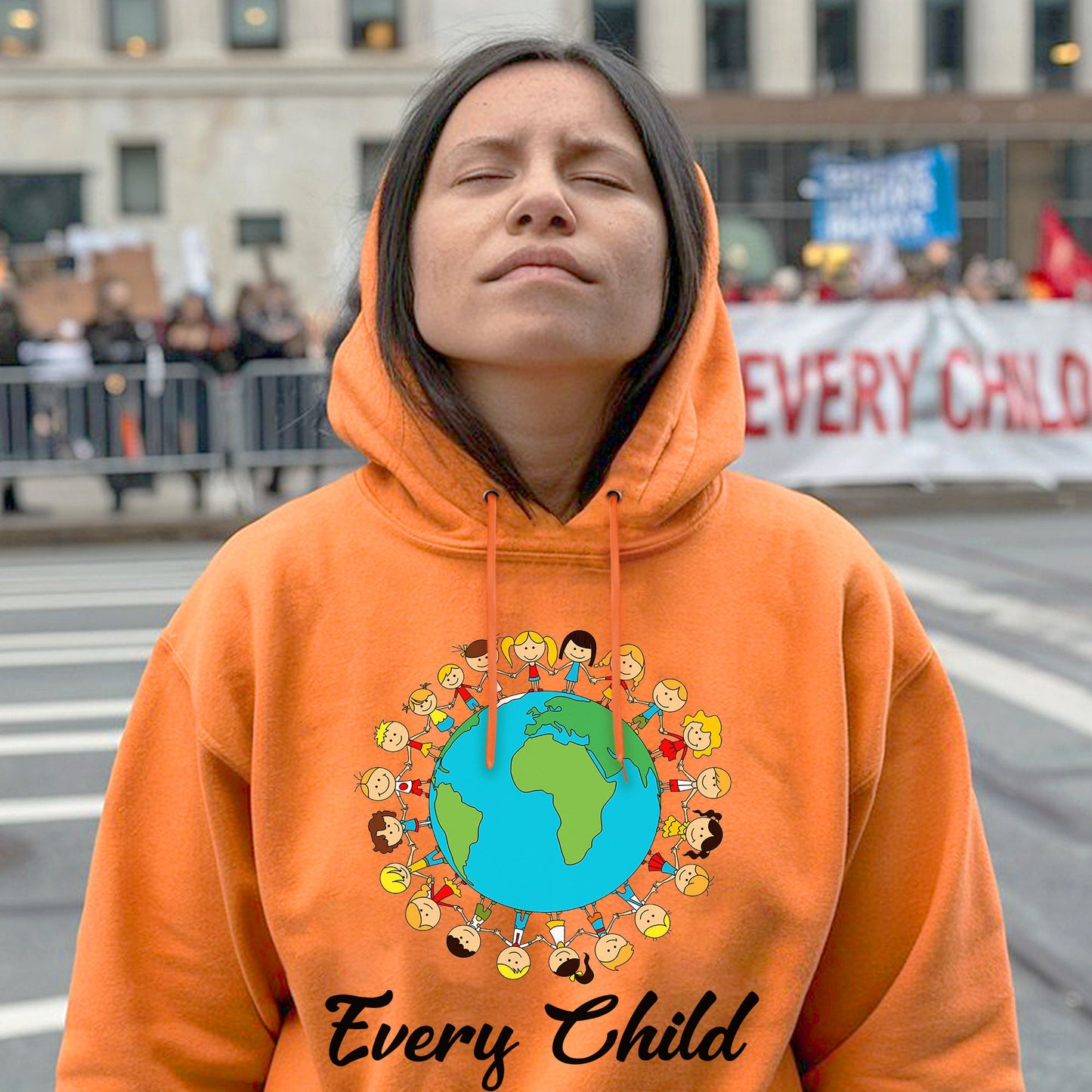 Every Child Matters Best Friends Native American Unisex T-shirt/Hoodie/Sweatshirt 179