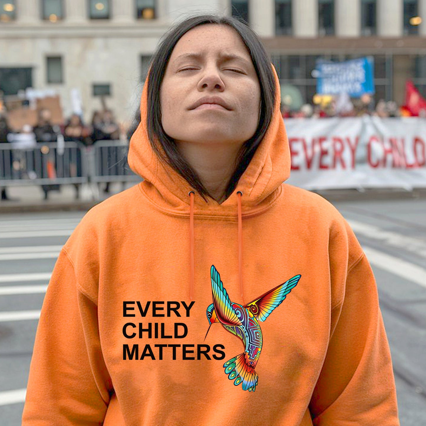 Every Child Matters Hummingbird Serenity Native American Unisex T-Shirt/Hoodie/Sweatshirt 180