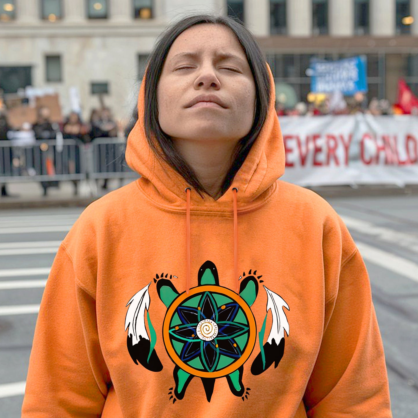 Every Child Matters Turtle Blessing Native American Unisex T-Shirt/Hoodie/Sweatshirt 182