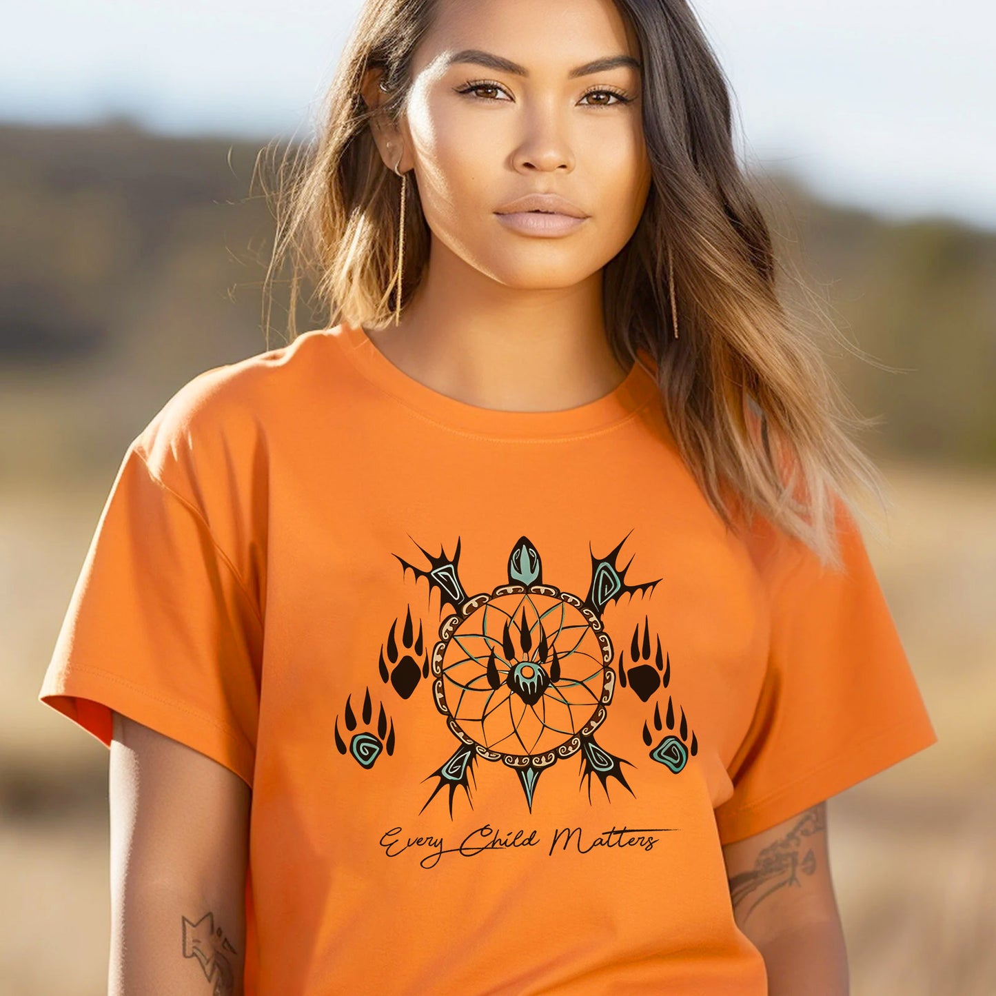 Every Child Matters Turtle Spirit For Orange Shirt Day Unisex T-Shirt/Hoodie/Sweatshirt 183