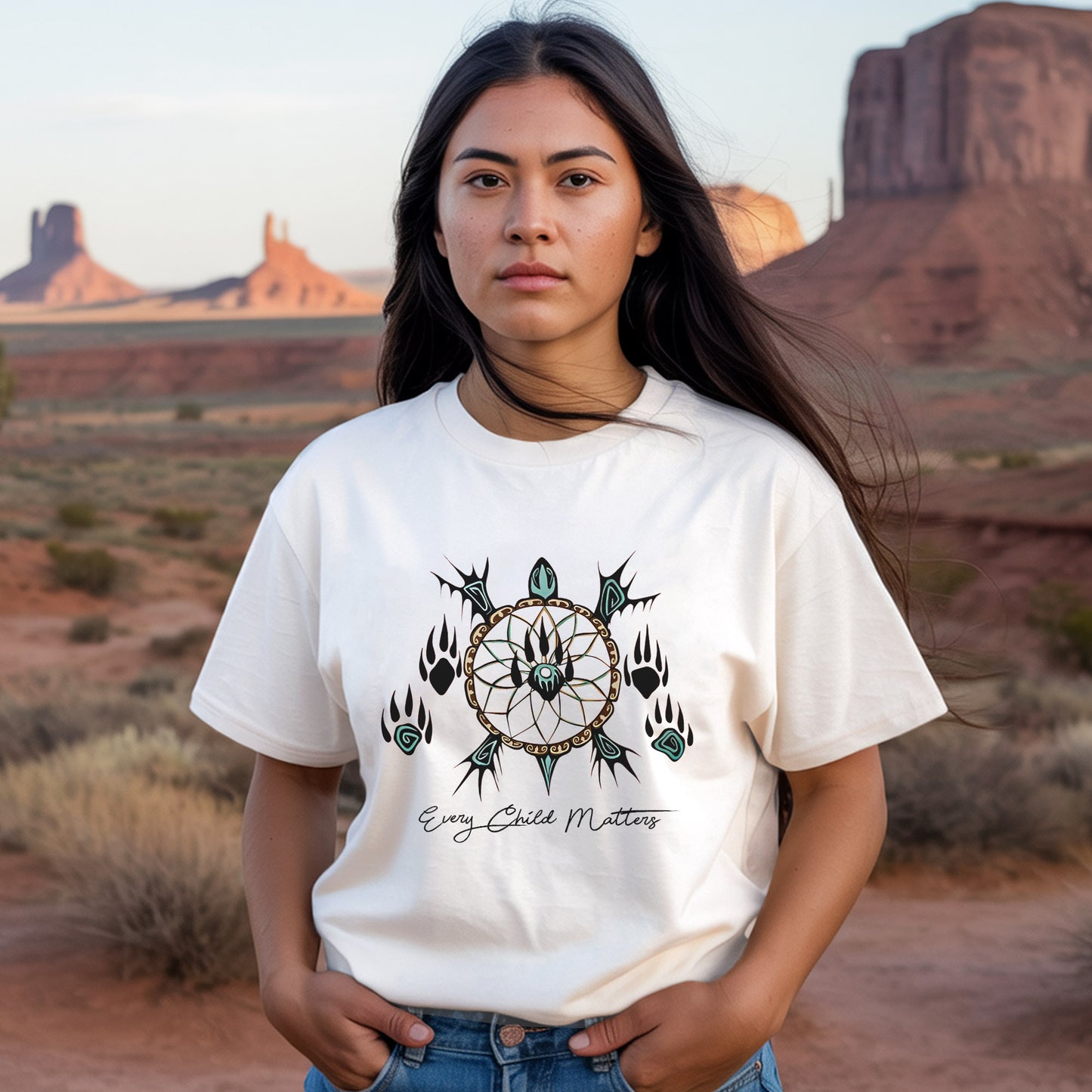 Every Child Matters Native Turtle Trails Native American Unisex T-Shirt/Hoodie/Sweatshirt 183