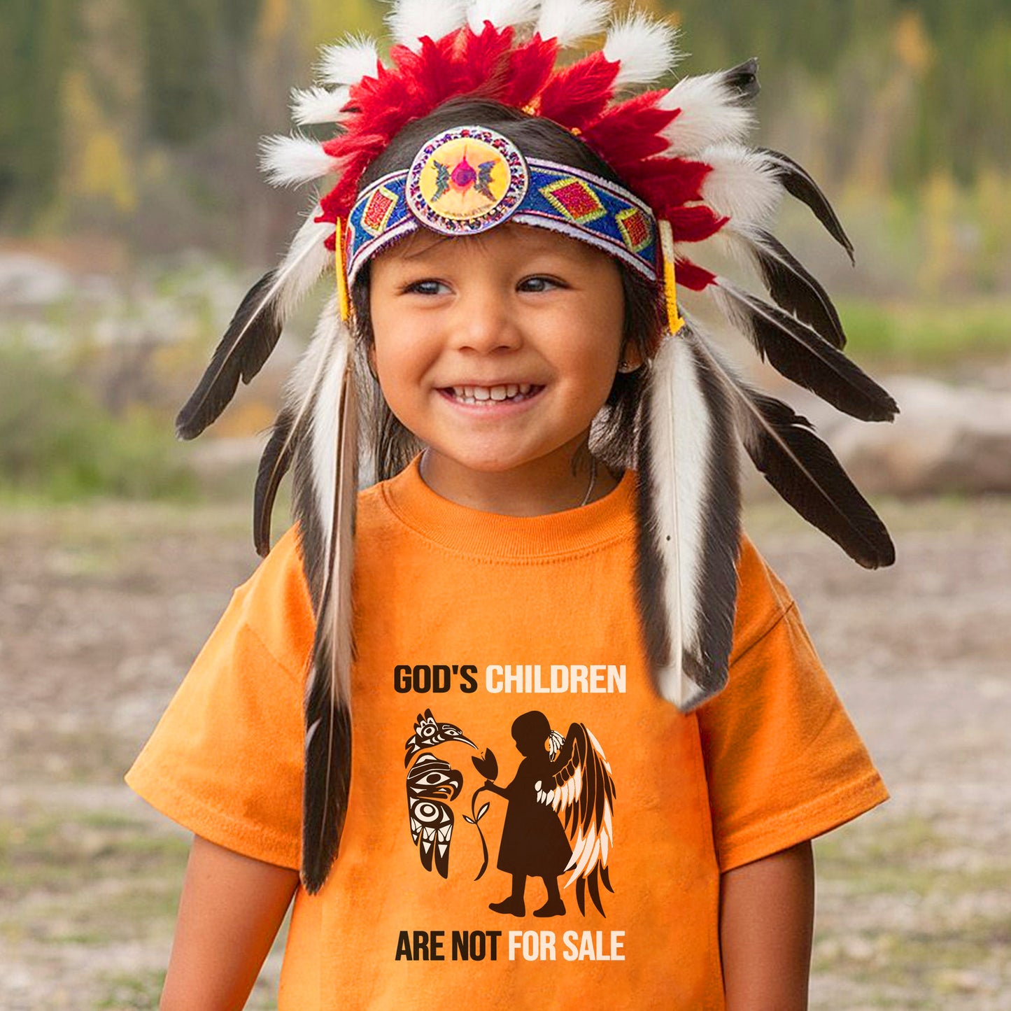 Sacred Children Tee Stand Against Trafficking For Orange Shirt Day Unisex T-Shirt/Hoodie/Sweatshirt 184