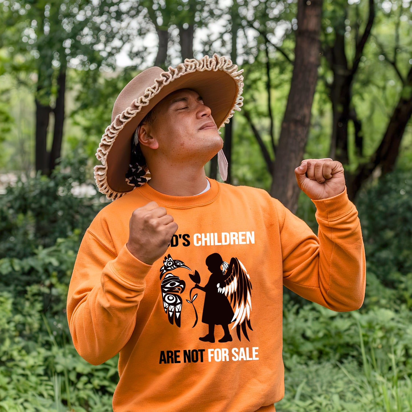 Sacred Children Tee Stand Against Trafficking For Orange Shirt Day Unisex T-Shirt/Hoodie/Sweatshirt 184