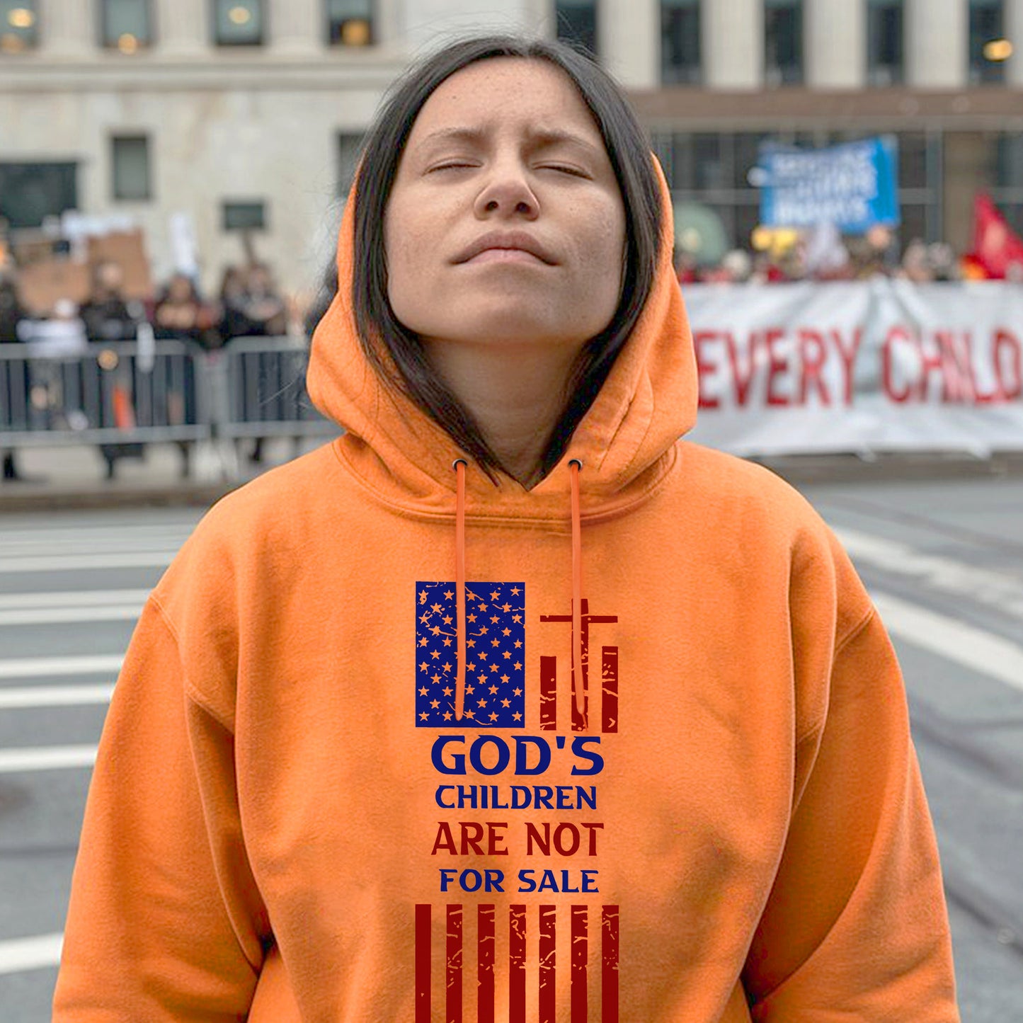 Faith Freedom Tee Stop Child Trafficking For Orange Shirt Day Unisex T-Shirt/Hoodie/Sweatshirt 185