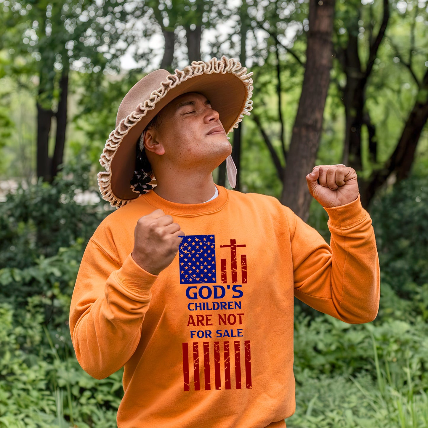 Faith Freedom Tee Stop Child Trafficking For Orange Shirt Day Unisex T-Shirt/Hoodie/Sweatshirt 185