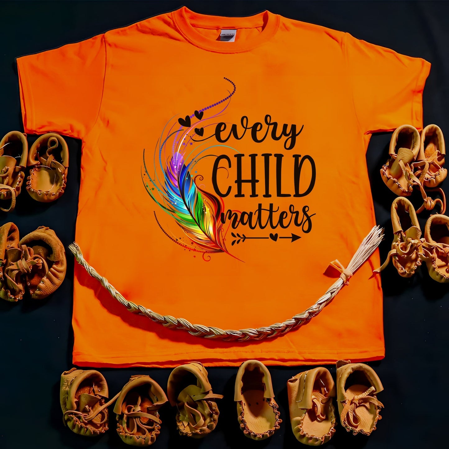 Every Child Matters Native Feathers Native American Unisex T-Shirt/Hoodie/Sweatshirt 186