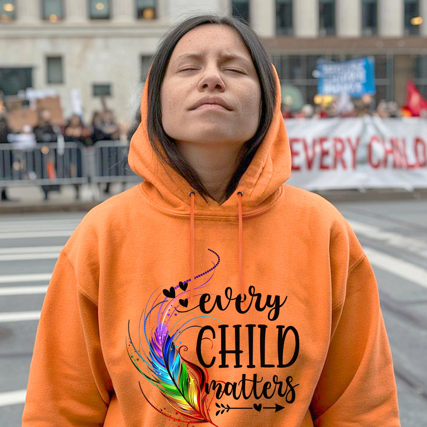 Every Child Matters Native Feathers Native American Unisex T-Shirt/Hoodie/Sweatshirt 186