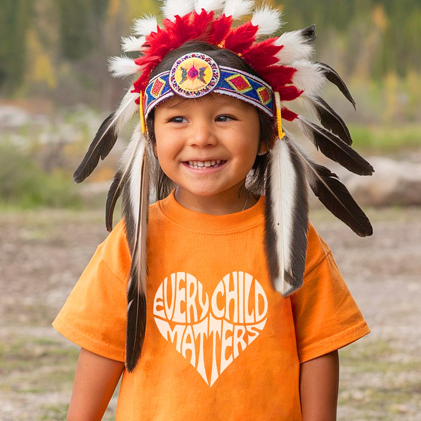 Every Child Matters Native Children Cared By Heart Native American Unisex T-Shirt/Hoodie/Sweatshirt 188