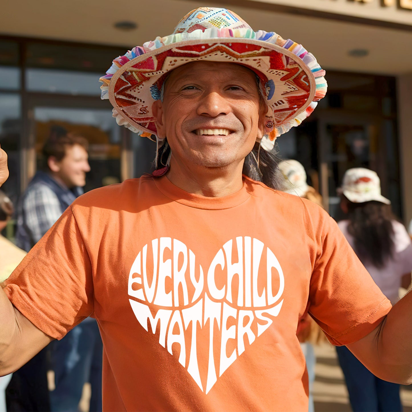 Every Child Matters Native Children Cared By Heart Native American Unisex T-Shirt/Hoodie/Sweatshirt 188