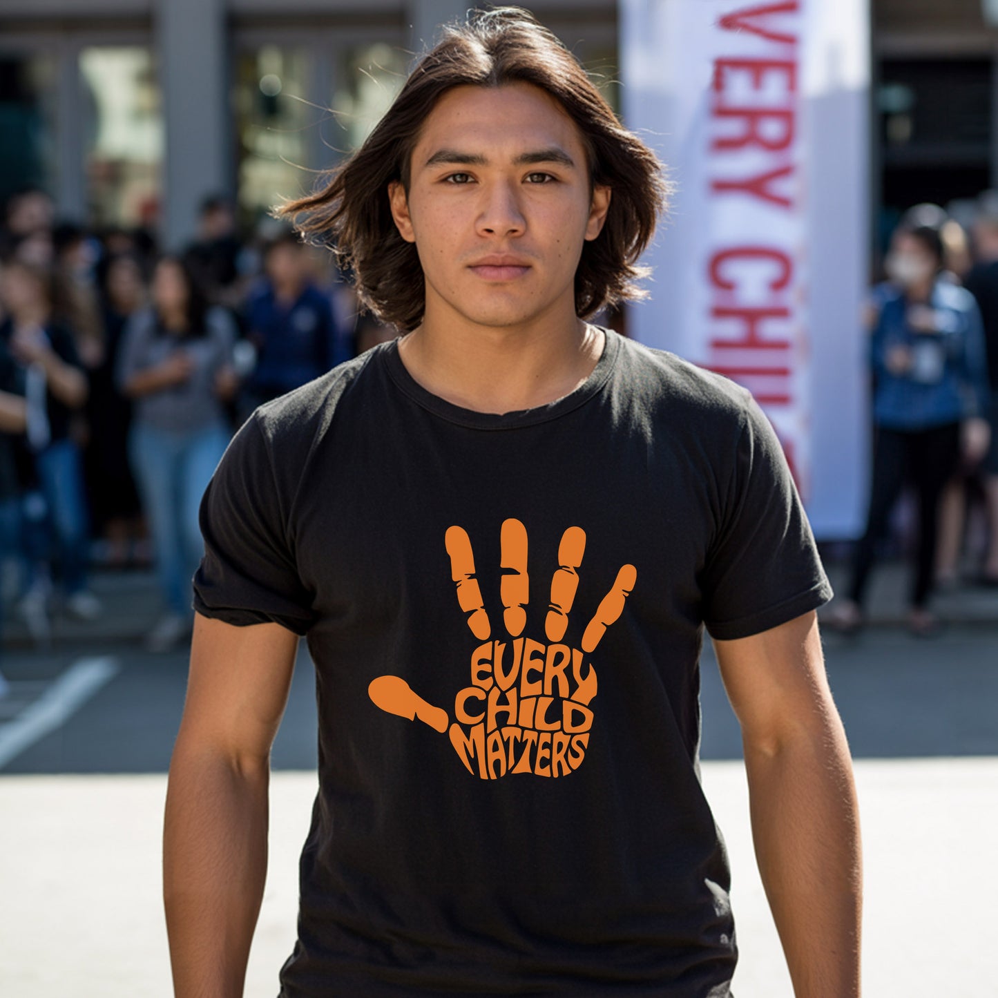 Every Child Matters Handprint Typography Unisex T-Shirt/Hoodie/Sweatshirt 190