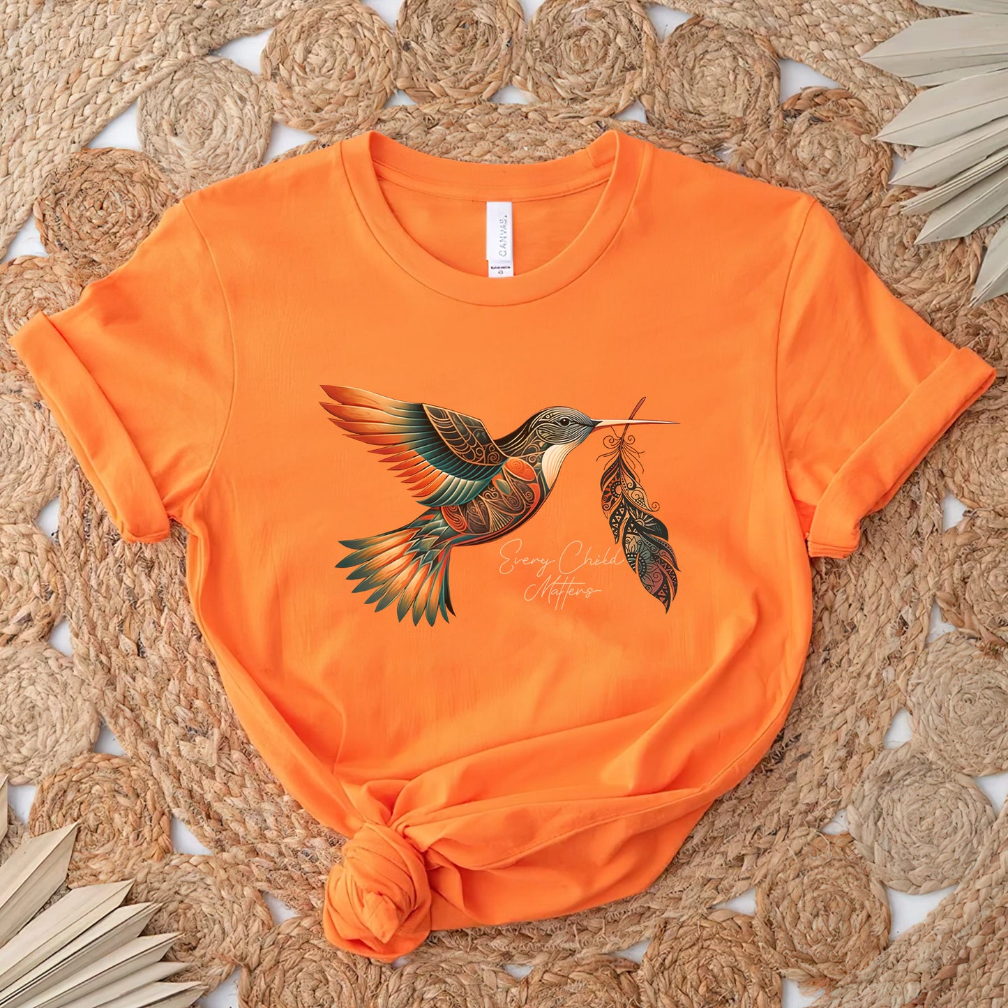 Every Child Matters Sacred Hummingbird For Orange Shirt Day Unisex T-Shirt/Hoodie/Sweatshirt 191