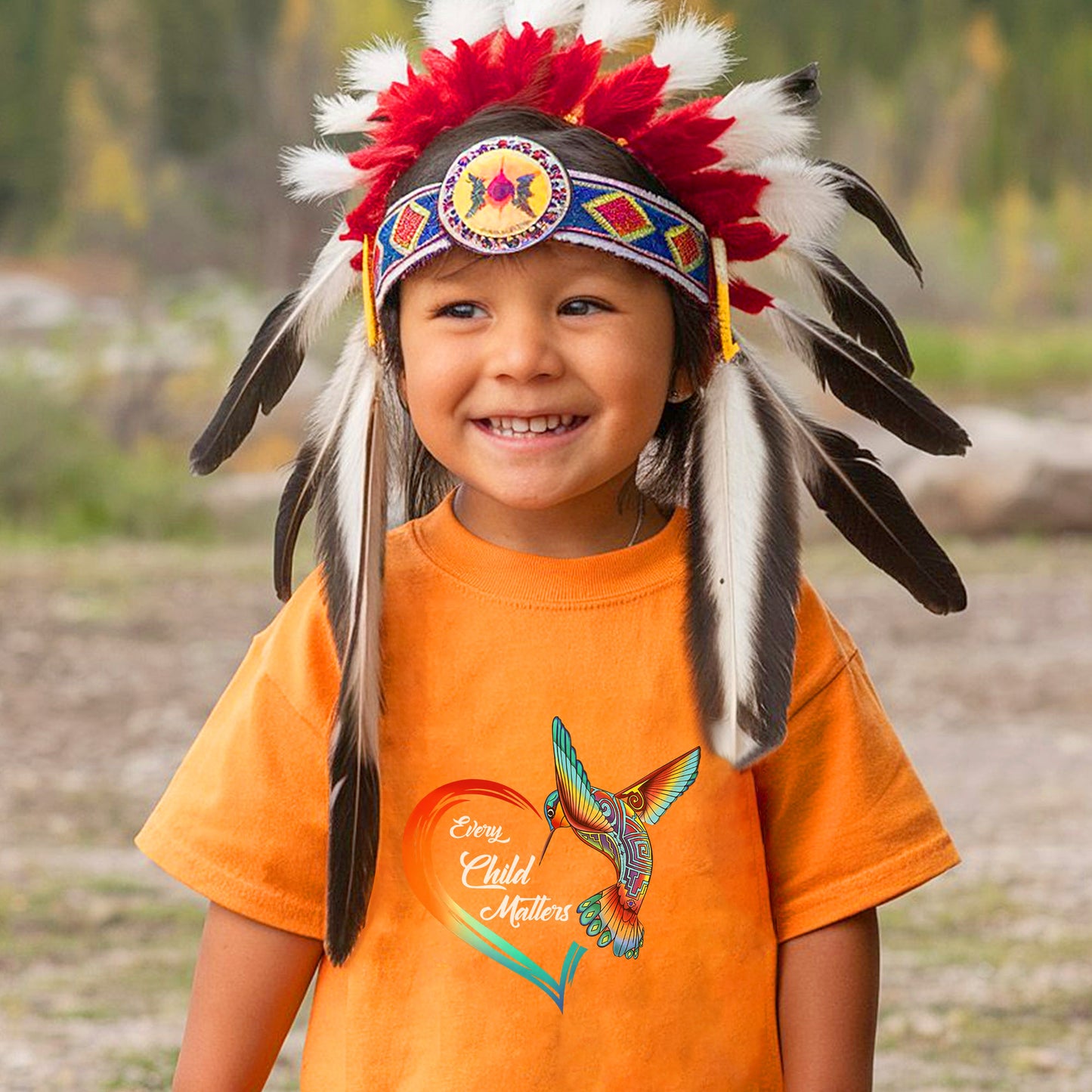 Every Child Matters Hummingbird Heart For Orange Shirt Day Unisex T-Shirt/Hoodie/Sweatshirt 197