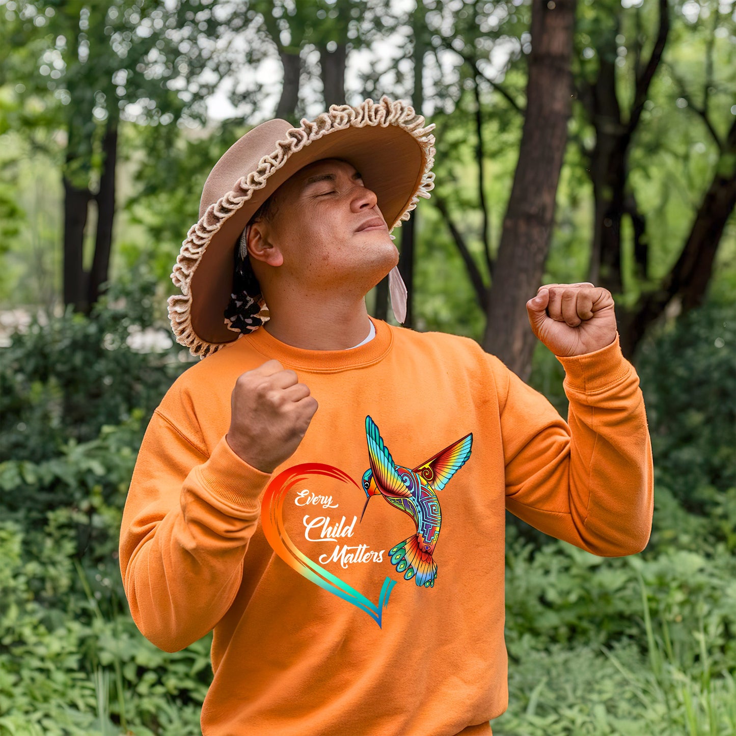 Every Child Matters Hummingbird Heart For Orange Shirt Day Unisex T-Shirt/Hoodie/Sweatshirt 197
