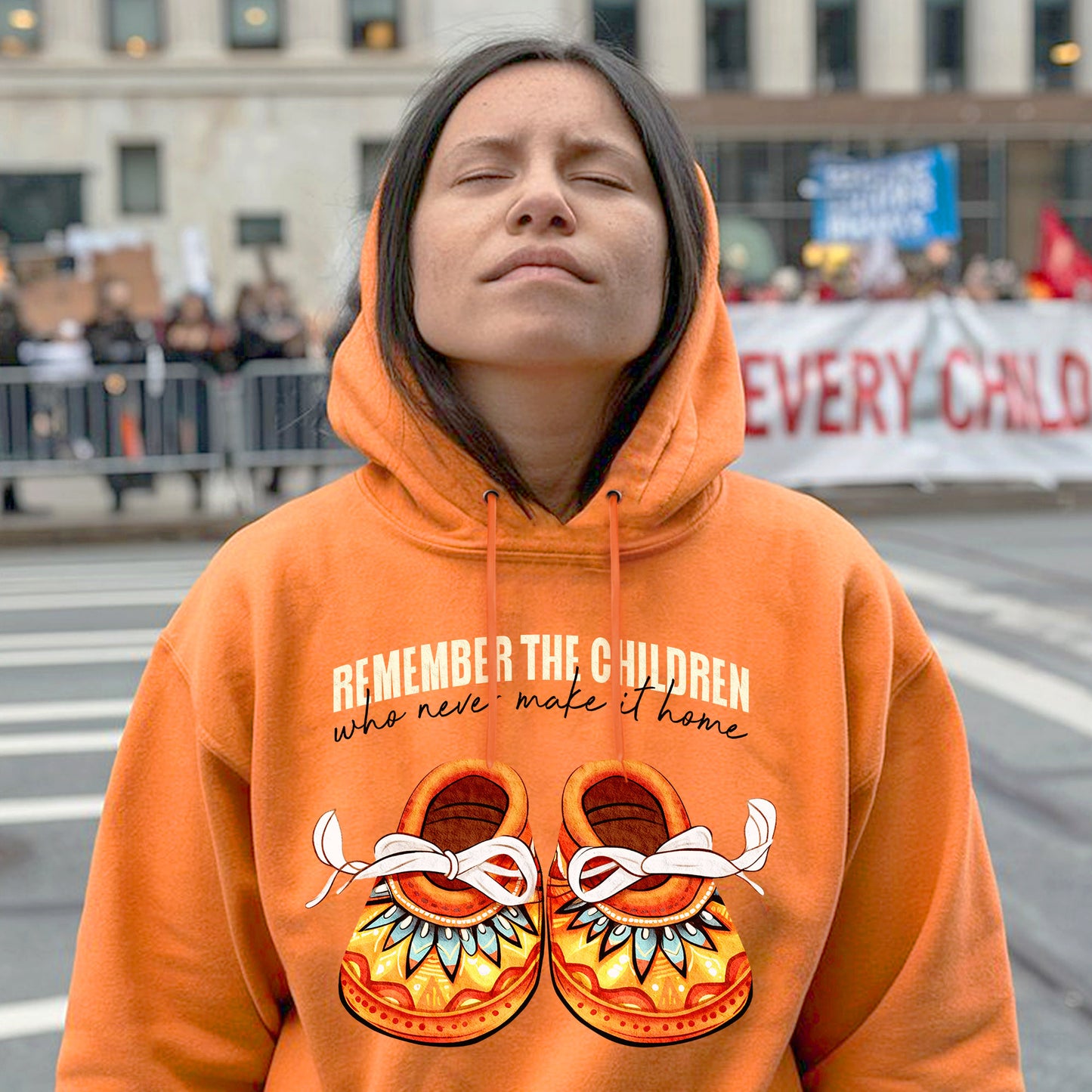 Every Child Matters Shoes Indigenous Orange Shirt Day Unisex T-Shirt/Hoodie/Sweatshirt 198