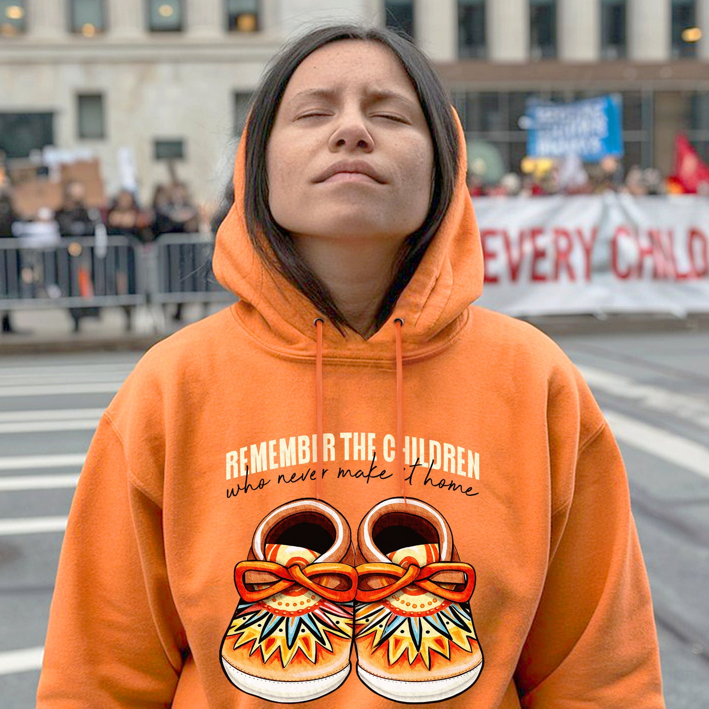 Every Child Matters Shoes Indigenous Orange Shirt Day Unisex T-Shirt/Hoodie/Sweatshirt 199