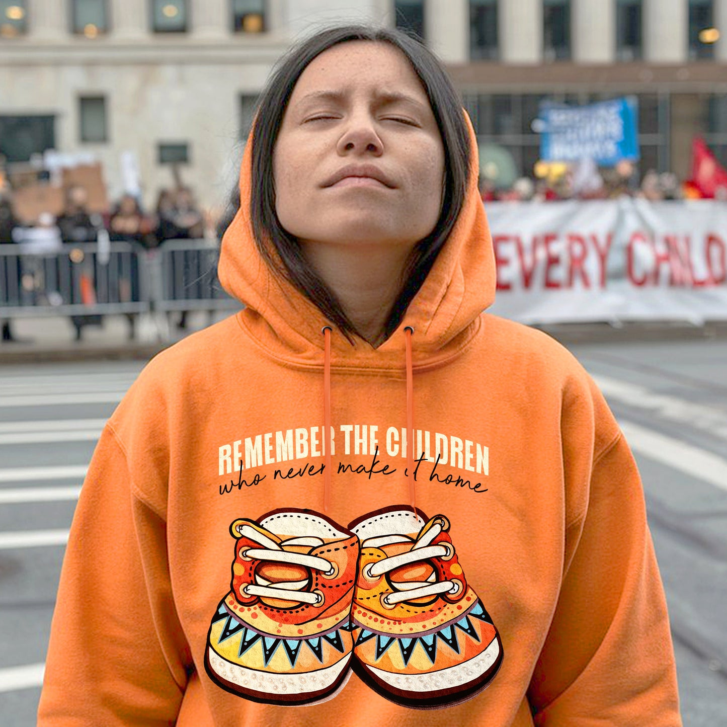 Every Child Matters Remember The Children Orange Shoes Unisex T-Shirt/Hoodie/Sweatshirt 200