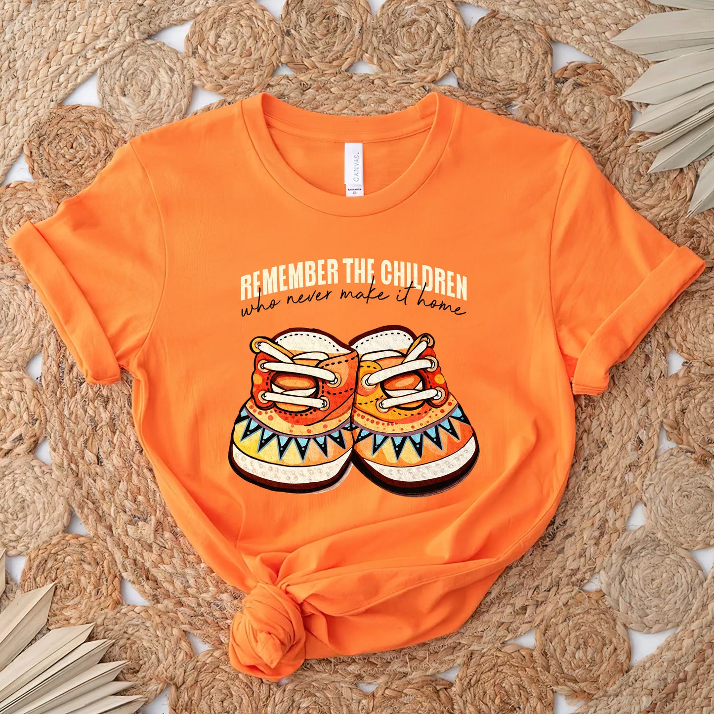Every Child Matters Remember The Children Orange Shoes Unisex T-Shirt/Hoodie/Sweatshirt 200