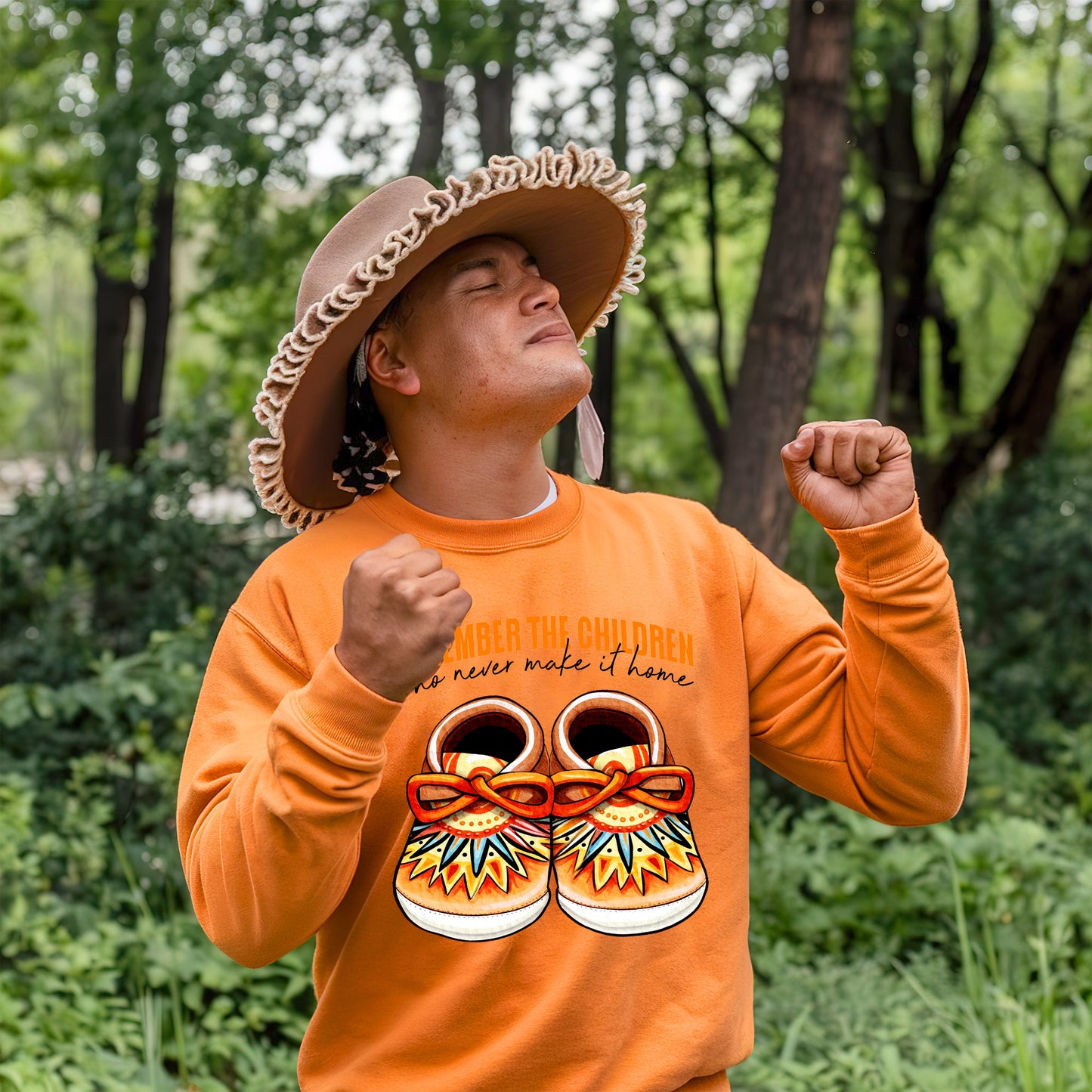 Remember the Children Orange Moccasins For Orange Shirt Day Unisex T-Shirt/Hoodie/Sweatshirt 201