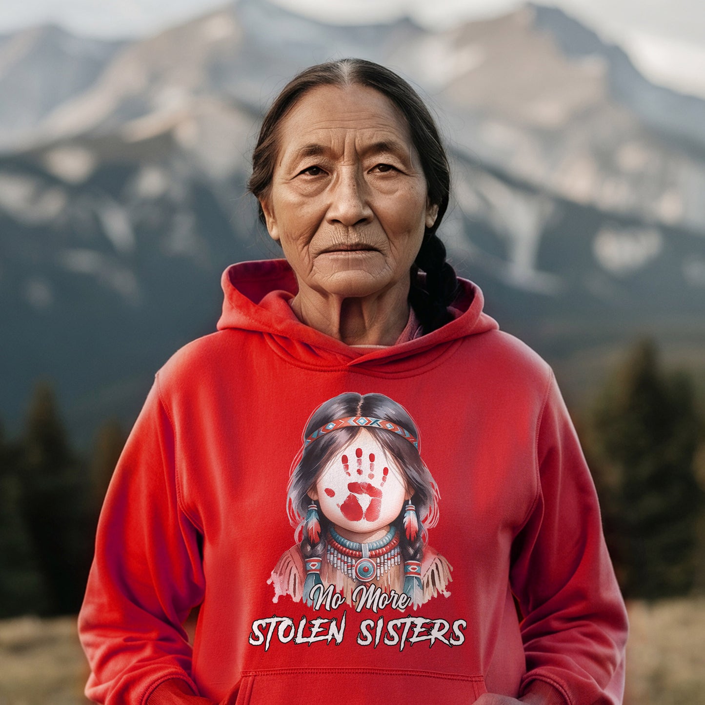 MMIW No More Stolen Sisters No Face WC211 Unisex T-Shirt/T-Shirt V-Neck/Hoodie/Sweatshirt