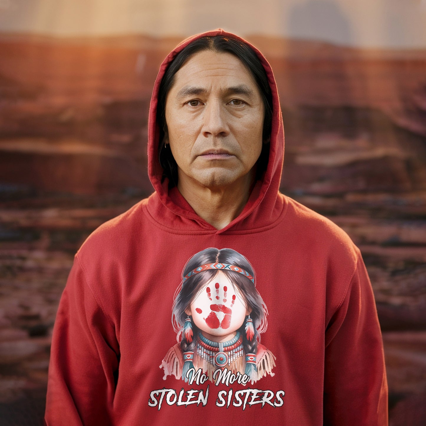 MMIW No More Stolen Sisters No Face WC211 Unisex T-Shirt/T-Shirt V-Neck/Hoodie/Sweatshirt