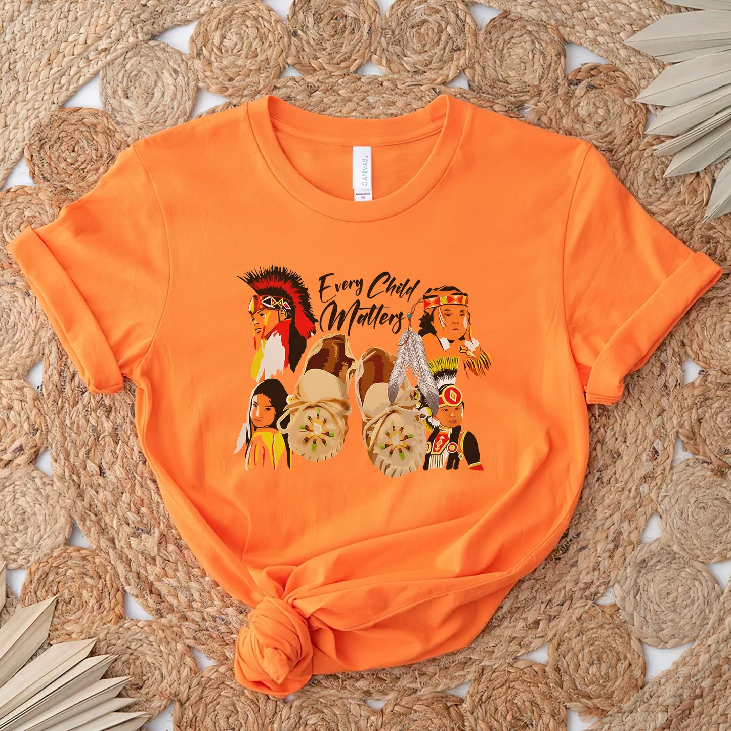 Every Child Matters Indigenous Youth Tribute For Orange Shirt Day Unisex T-Shirt/Hoodie/Sweatshirt 214