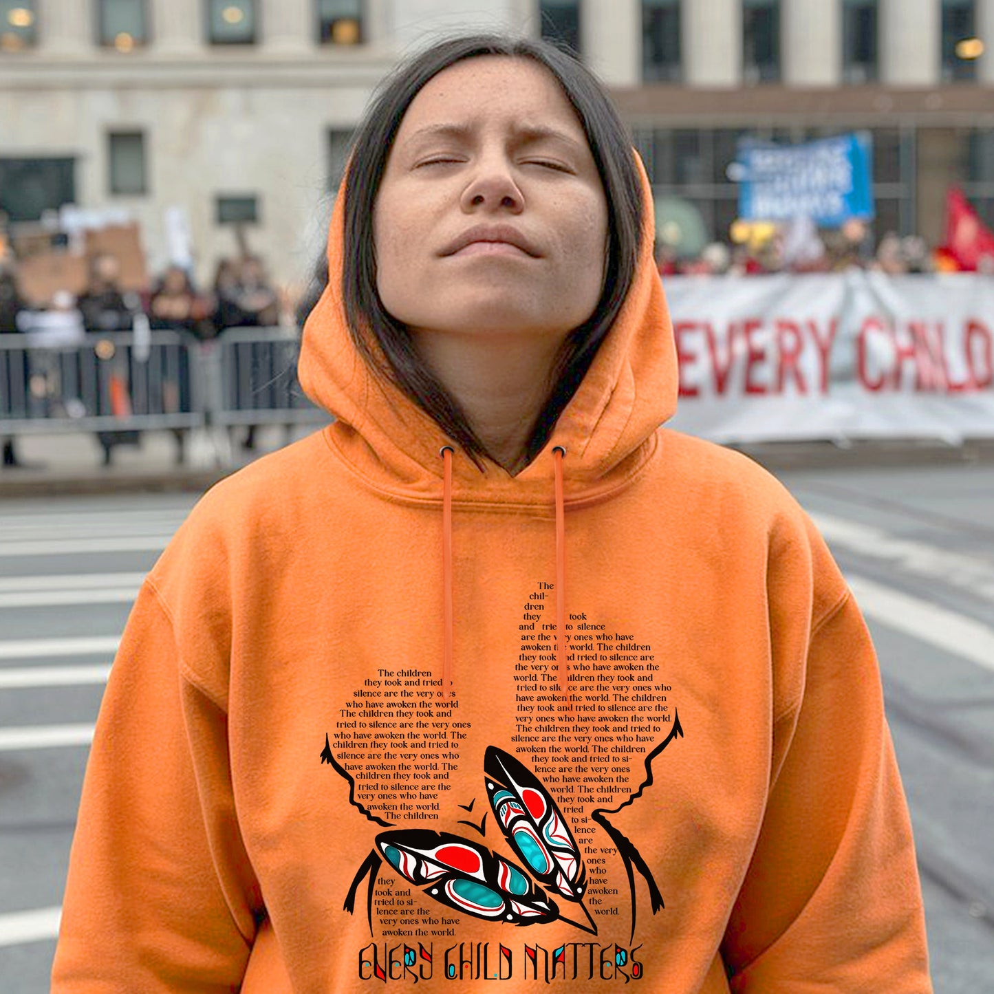 Every Child Matters The Children Took The Silence For Orange Shirt Day Unisex T-Shirt/Hoodie/Sweatshirt 215