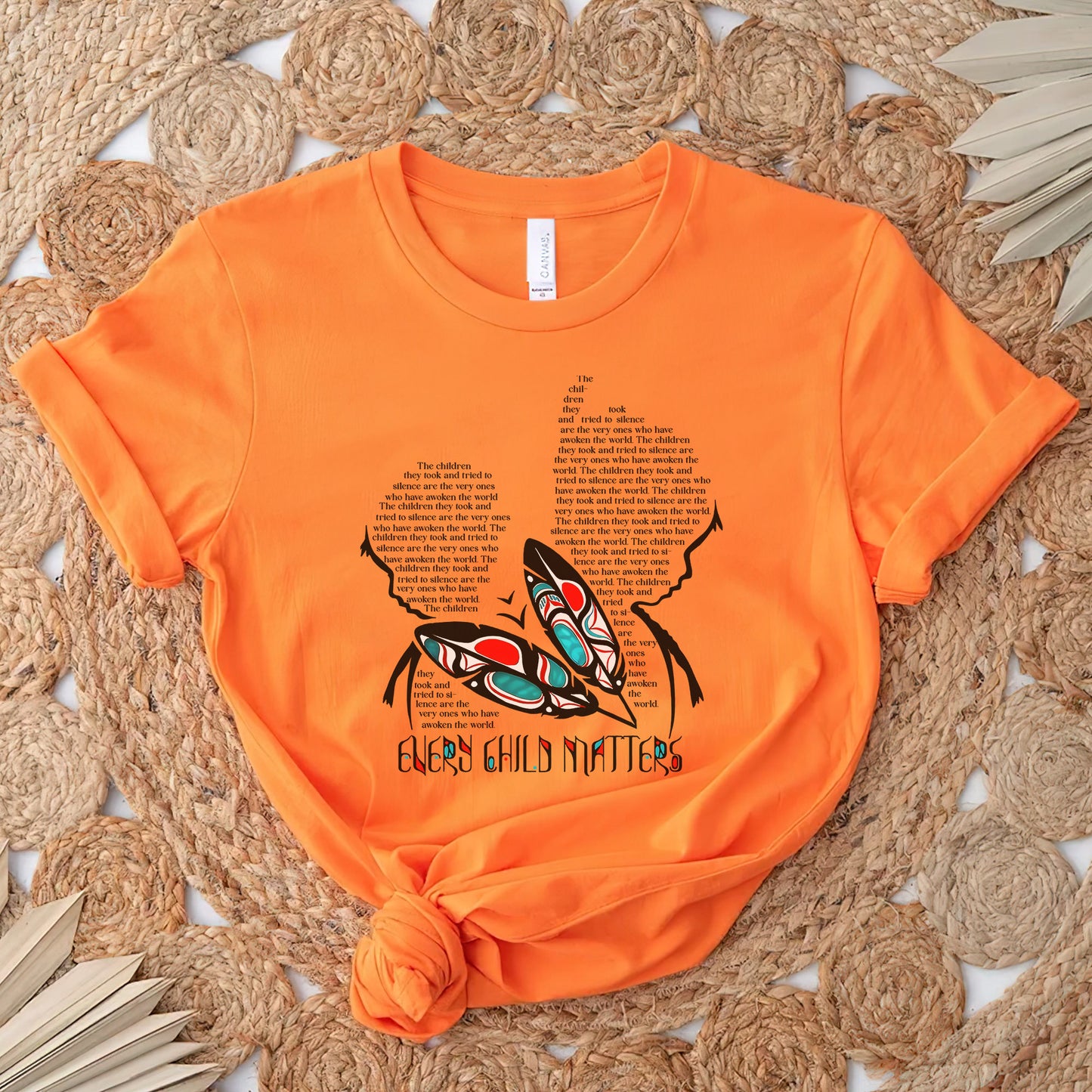 Every Child Matters The Children Took The Silence For Orange Shirt Day Unisex T-Shirt/Hoodie/Sweatshirt 215