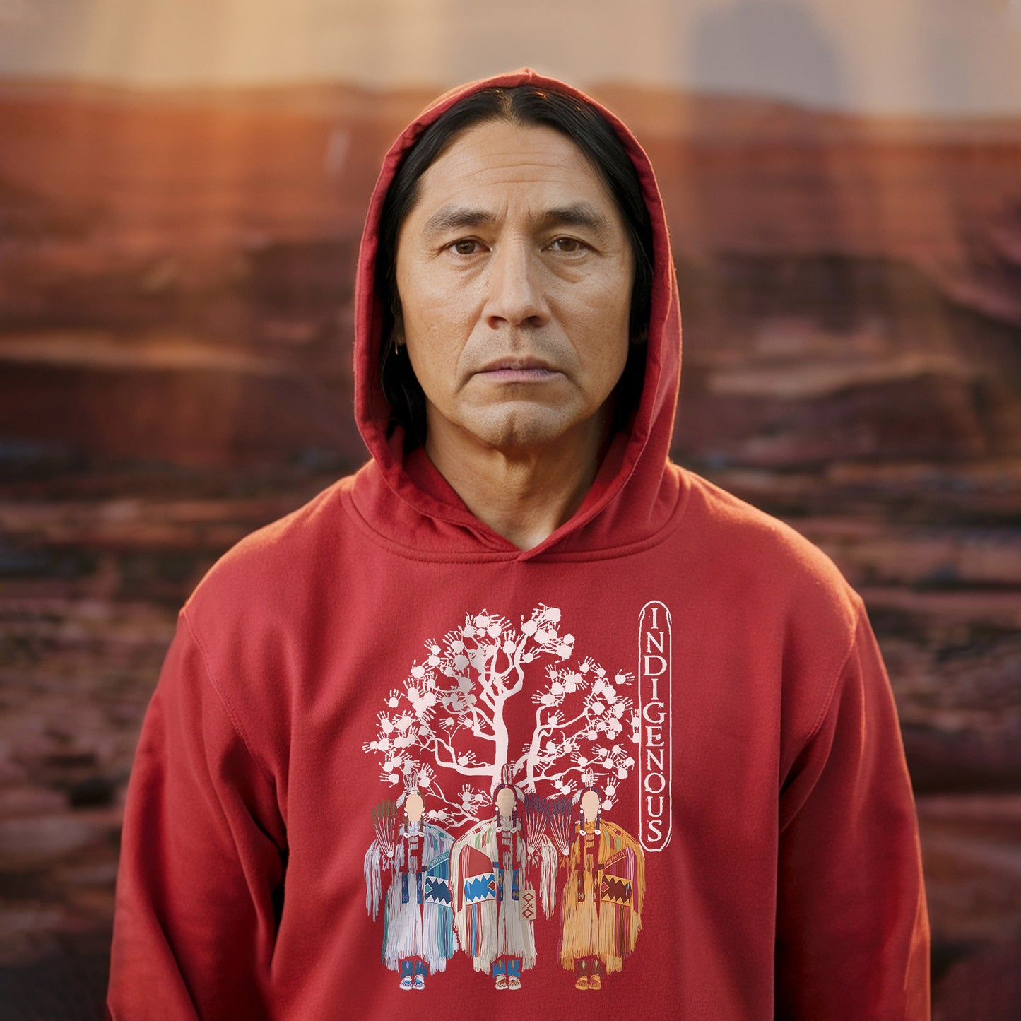 MMIW Awareness I Wear Red For My Sisters Unisex T-Shirt/T-Shirt V-Neck/Hoodie/Sweatshirt