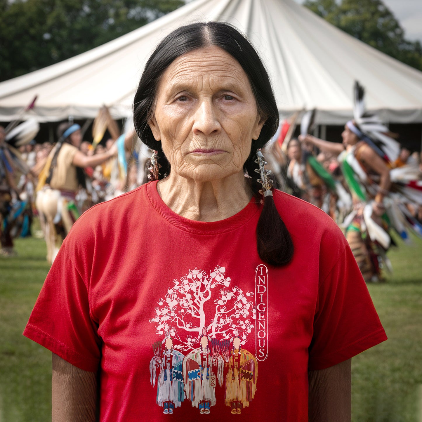 MMIW Awareness I Wear Red For My Sisters Unisex T-Shirt/T-Shirt V-Neck/Hoodie/Sweatshirt