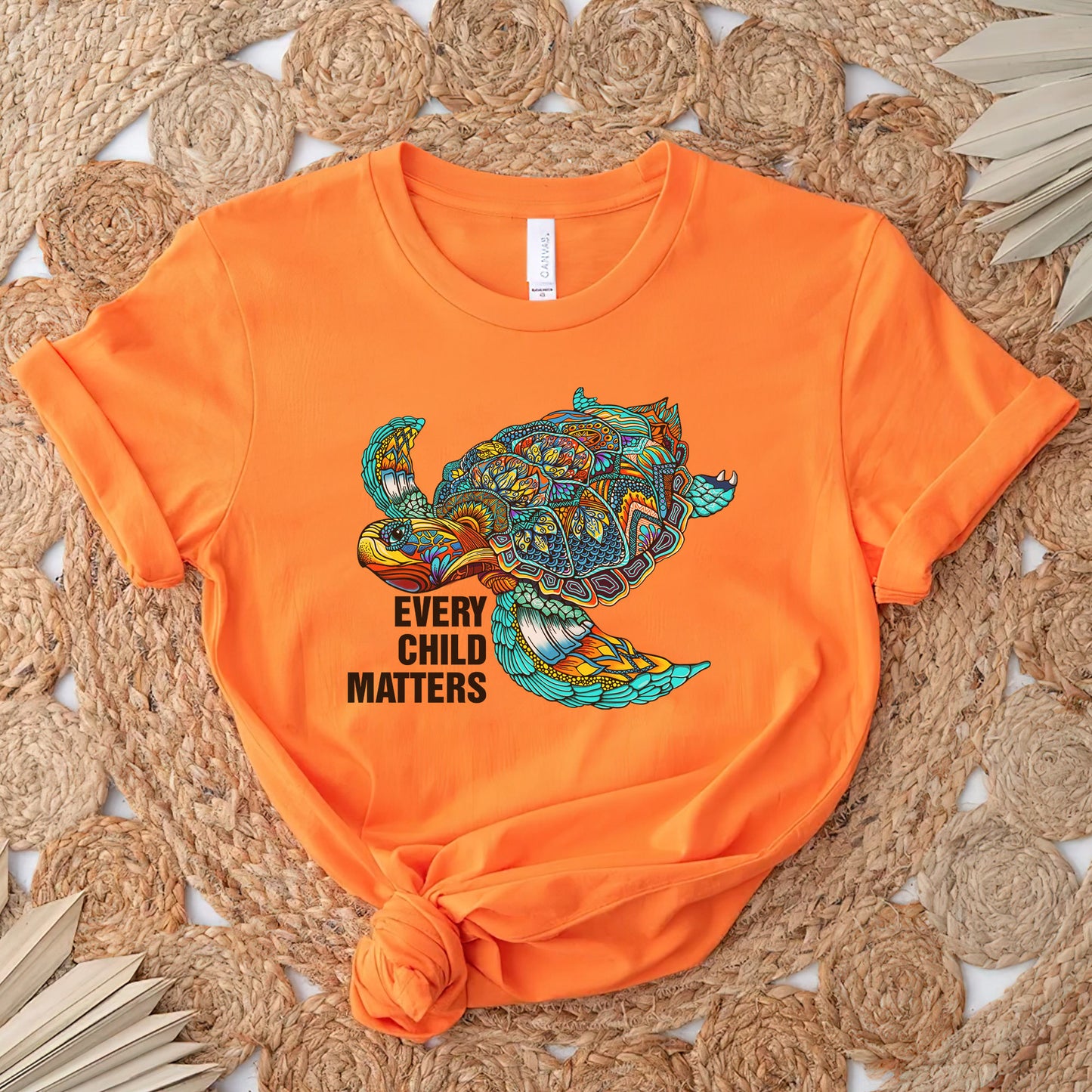 Every Child Matters Sacred Turtle Shirt For Orange Shirt Day Unisex T-Shirt/Hoodie/Sweatshirt 228