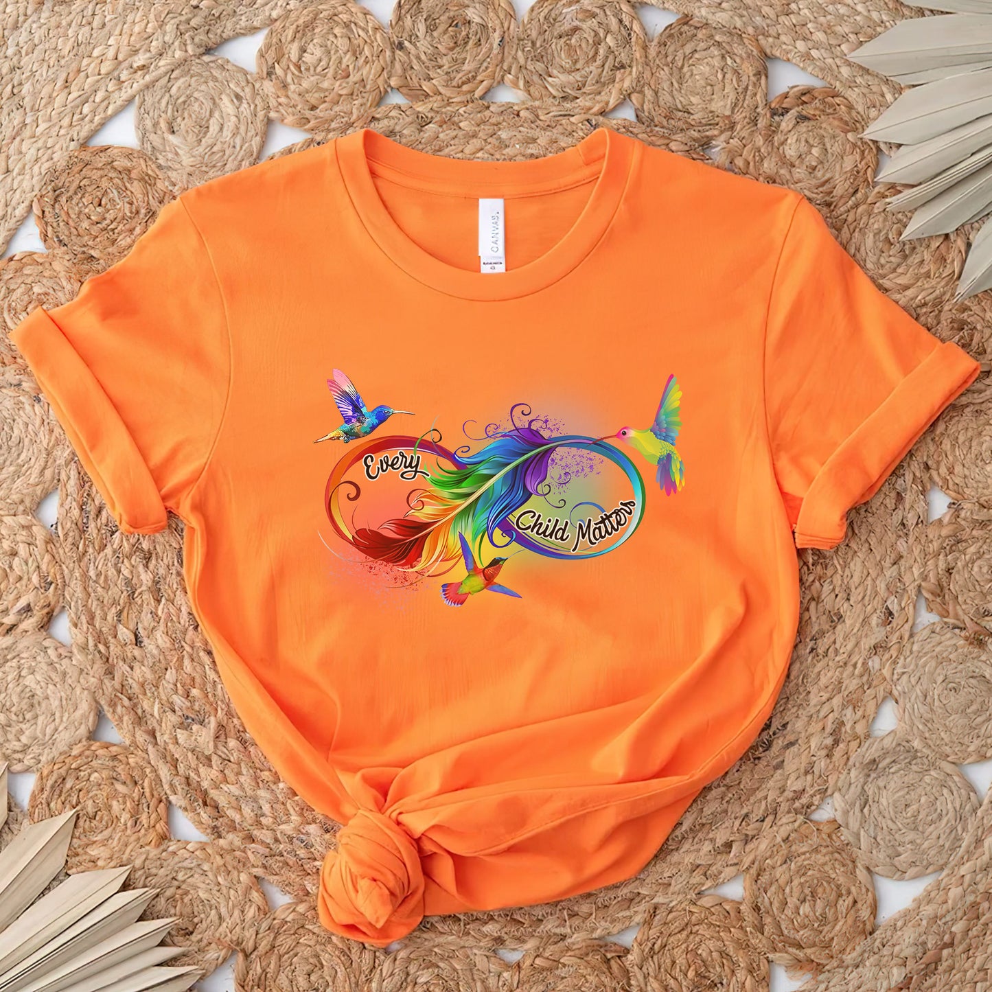Every Child Matters Shirt Spirit Feather Birds Edition For Orange Shirt Day Unisex T-Shirt/Hoodie/Sweatshirt 229