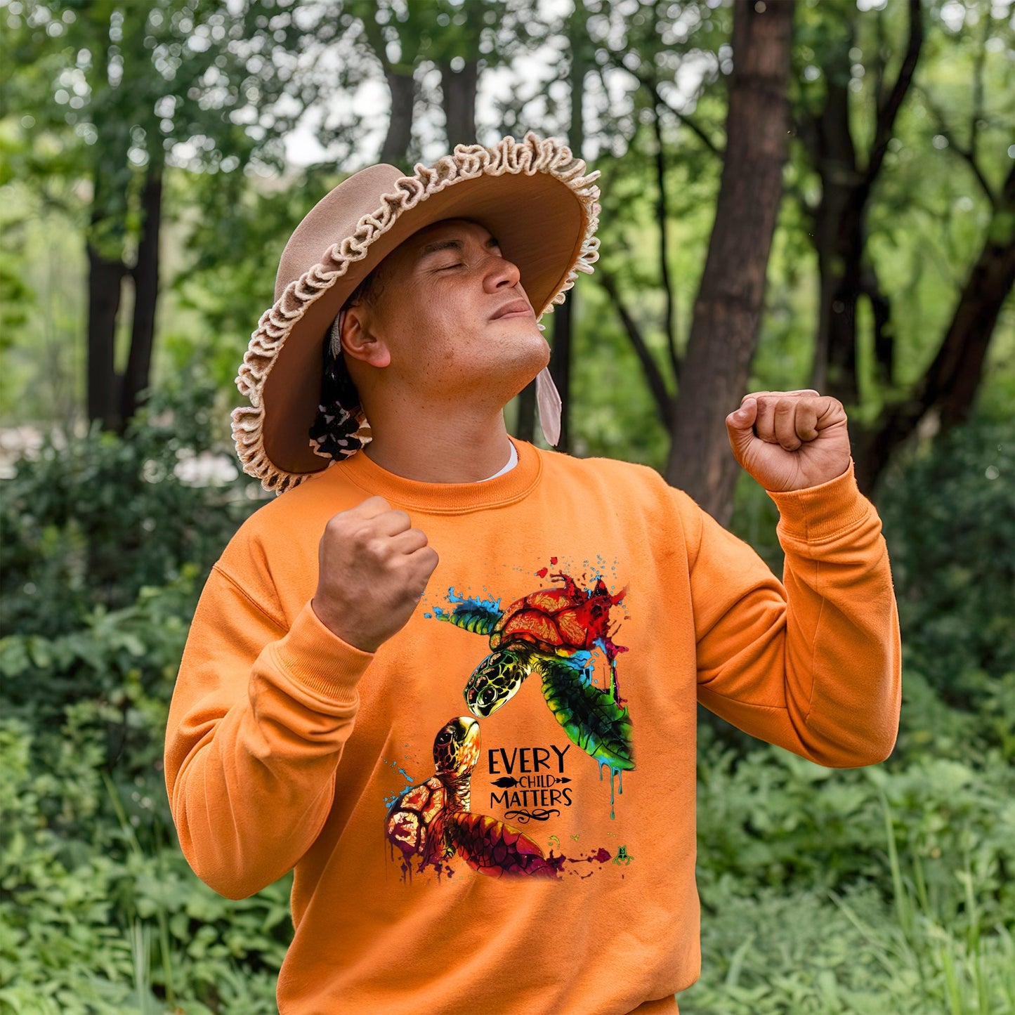 Every Child Matters Shirt Artistic Turtle Style For Orange Shirt Day Unisex T-shirt/Hoodie/Sweatshirt 230