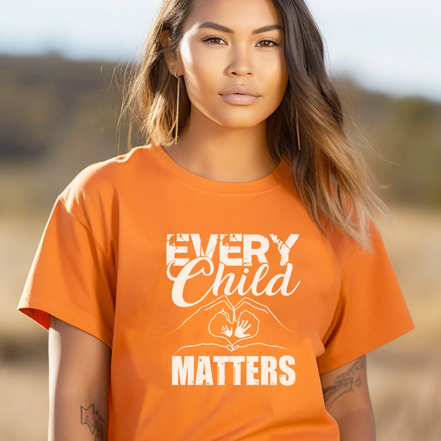 Every Child Matters Growing With Love For Orange Shirt Day Unisex T-Shirt/Hoodie/Sweatshirt 266
