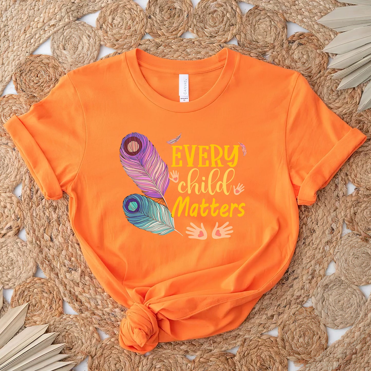 Feathers Of Hope Every Child Matters For Orange Shirt Day Unisex T-Shirt/Hoodie/Sweatshirt 267