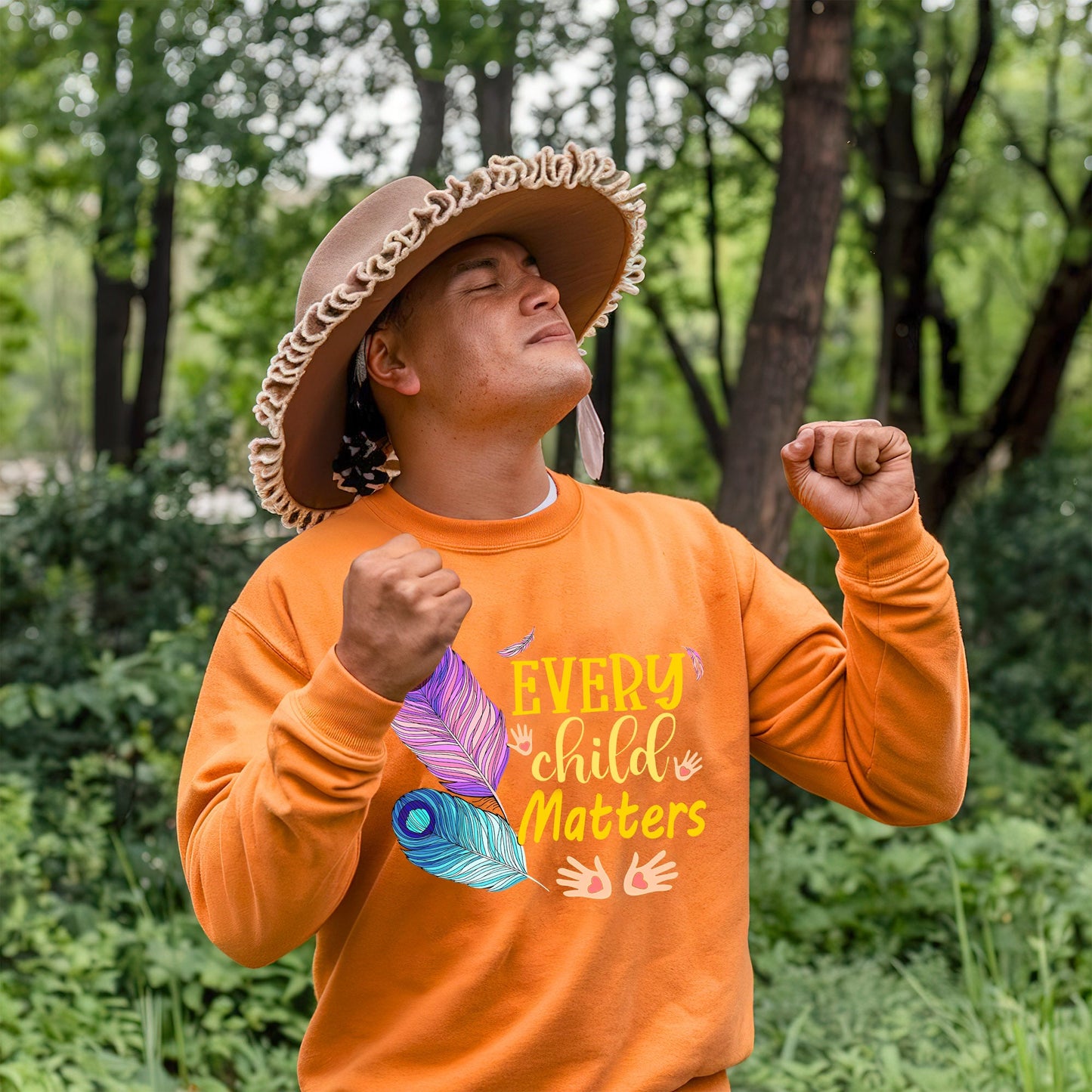 Every Child Matters Feathers Of Hope Unisex T-shirt/Hoodie/Sweatshirt 267