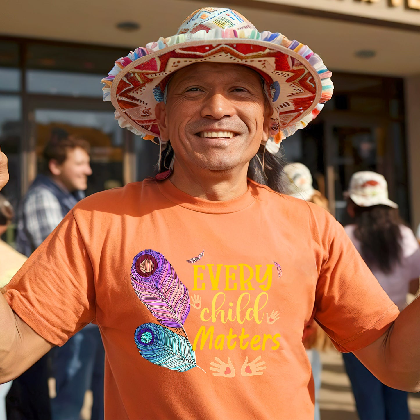Feathers Of Hope Every Child Matters For Orange Shirt Day Unisex T-Shirt/Hoodie/Sweatshirt 267