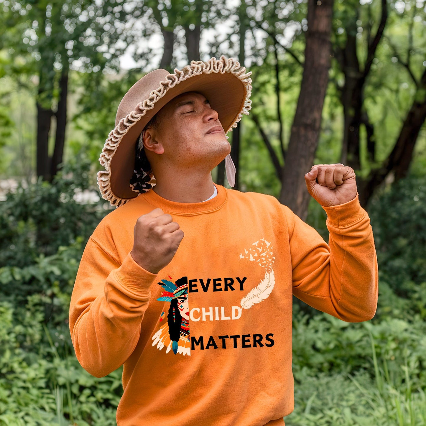 Every Child Matters Native Woman For Orange Shirt Day Unisex T-shirt/Hoodie/Sweatshirt 268