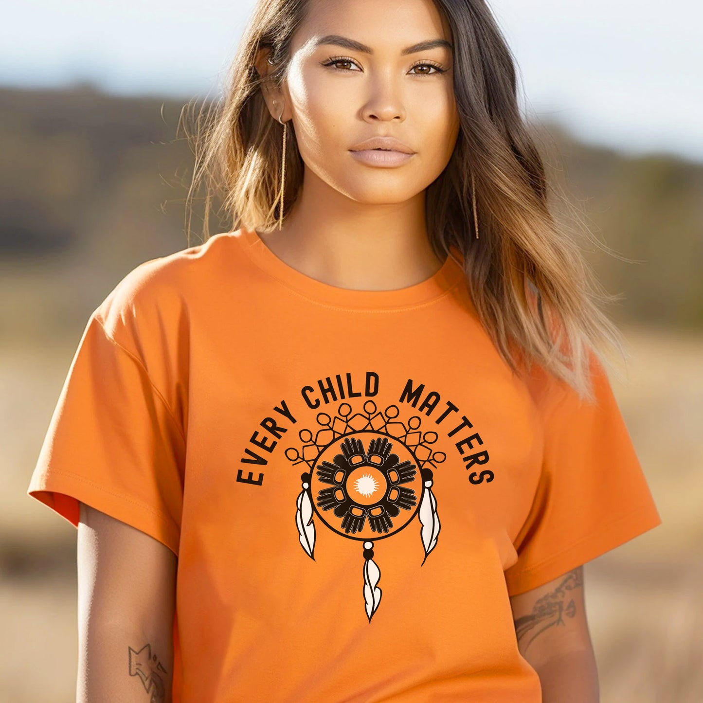 Honoring The Circle Every Child Matters For Orange Shirt Day Unisex T-Shirt/Hoodie/Sweatshirt 269
