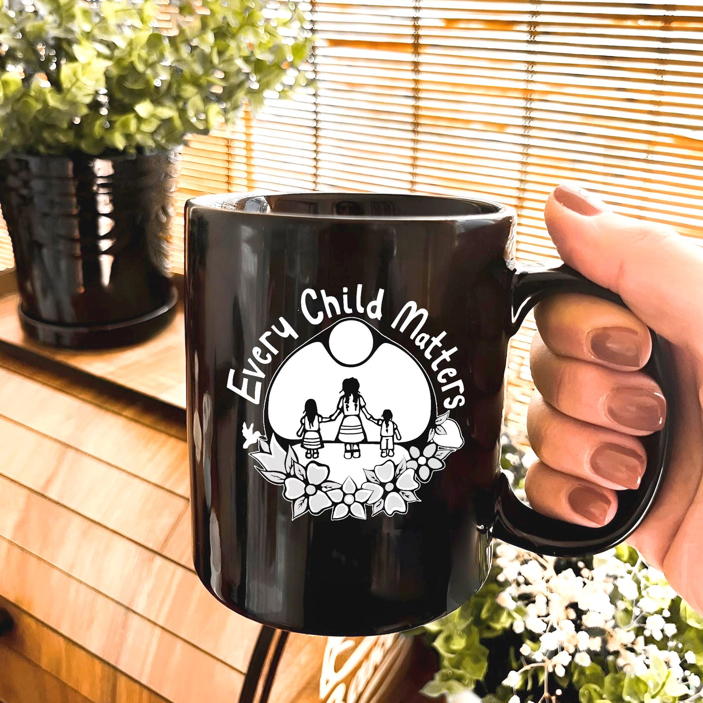 Every Child Matters Native Children For Orange Shirt Day Ceramic Coffee Mug