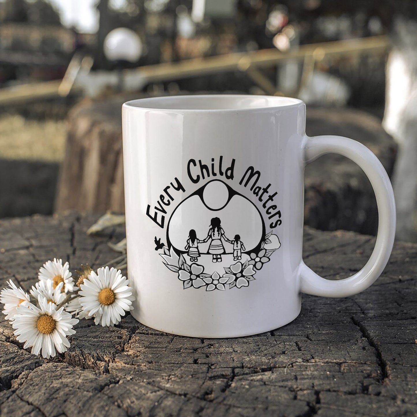 Every Child Matters Native Children For Orange Shirt Day Ceramic Coffee Mug