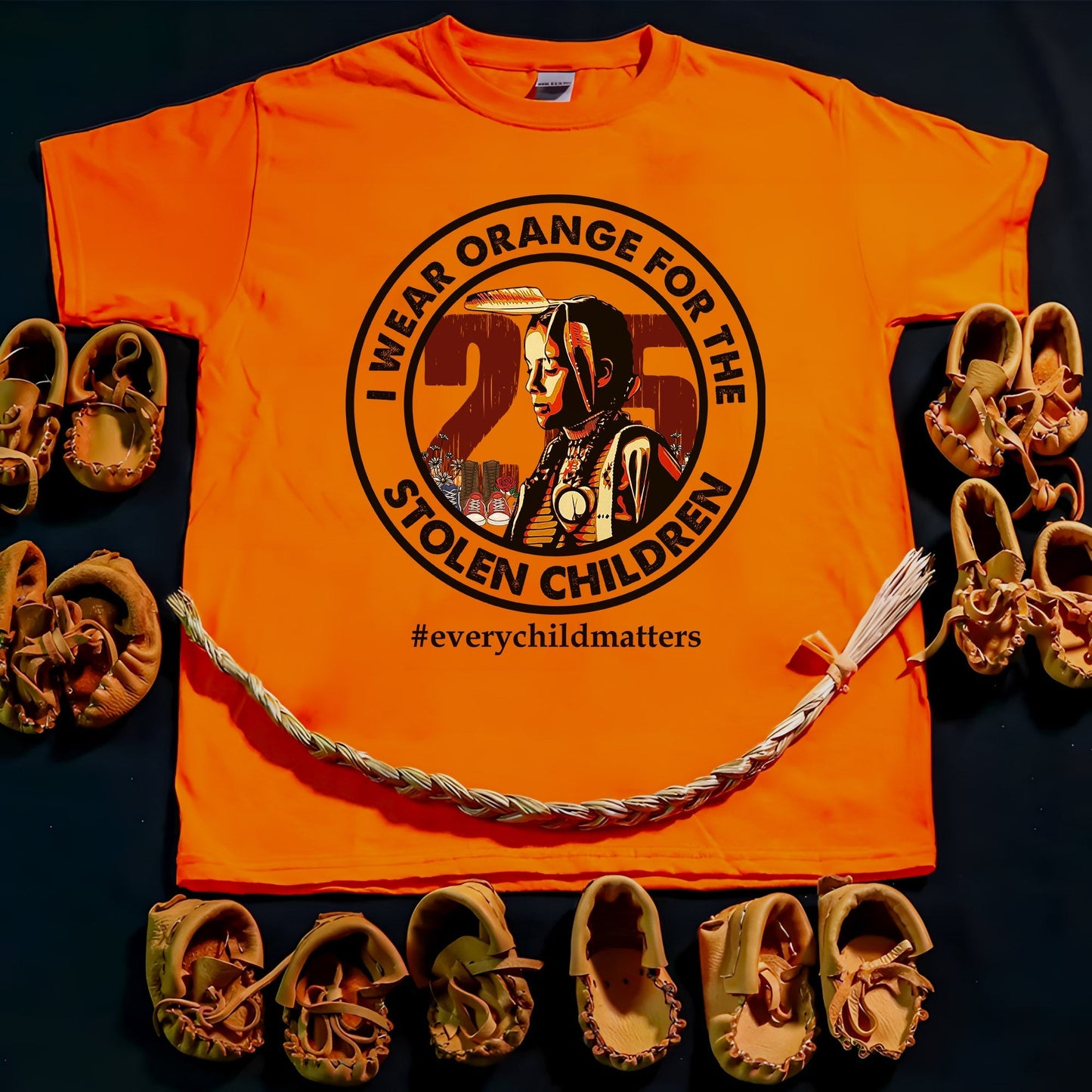 Every Child Matters For The 215 Stolen Children Circle Unisex T-Shirt/Hoodie/Sweatshirt 038