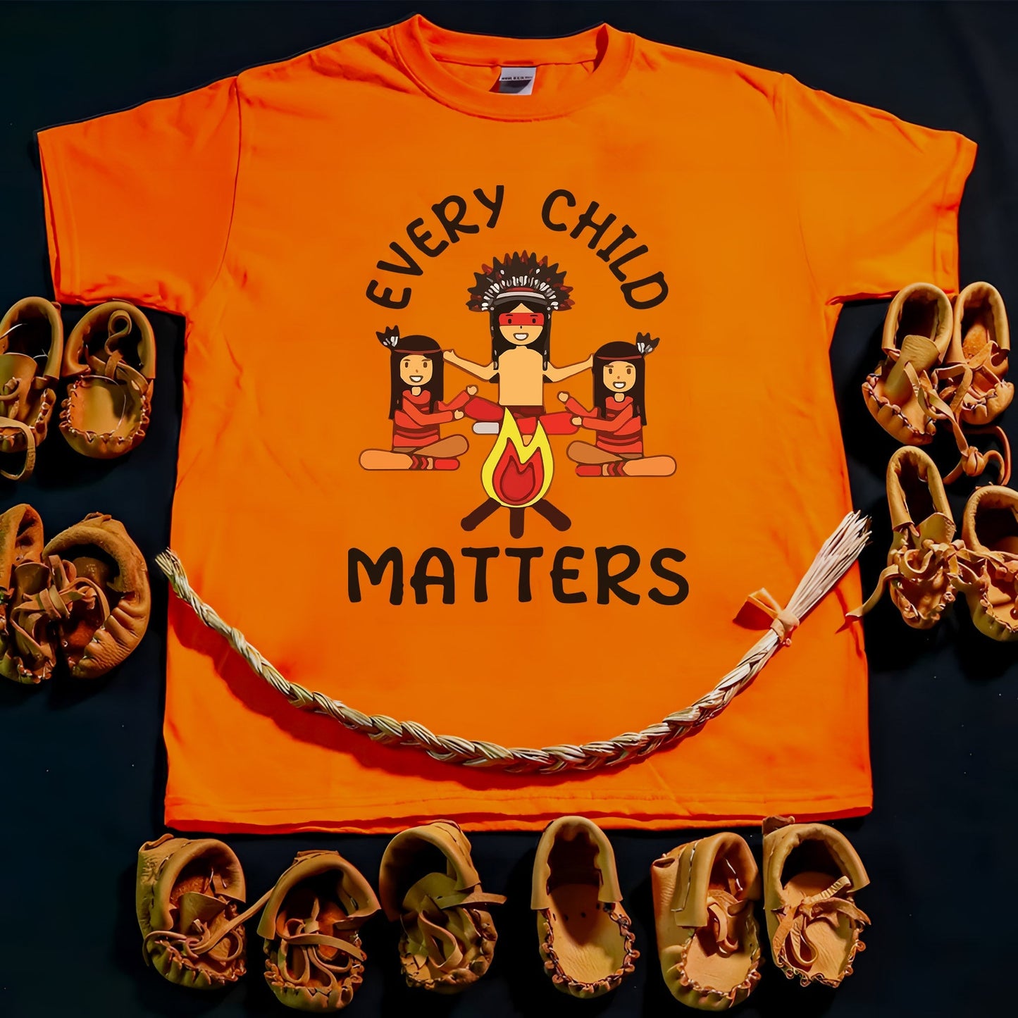Every Child Matters Indigenous Awareness Children Together T-Shirt/Hoodie/Sweatshirt 070